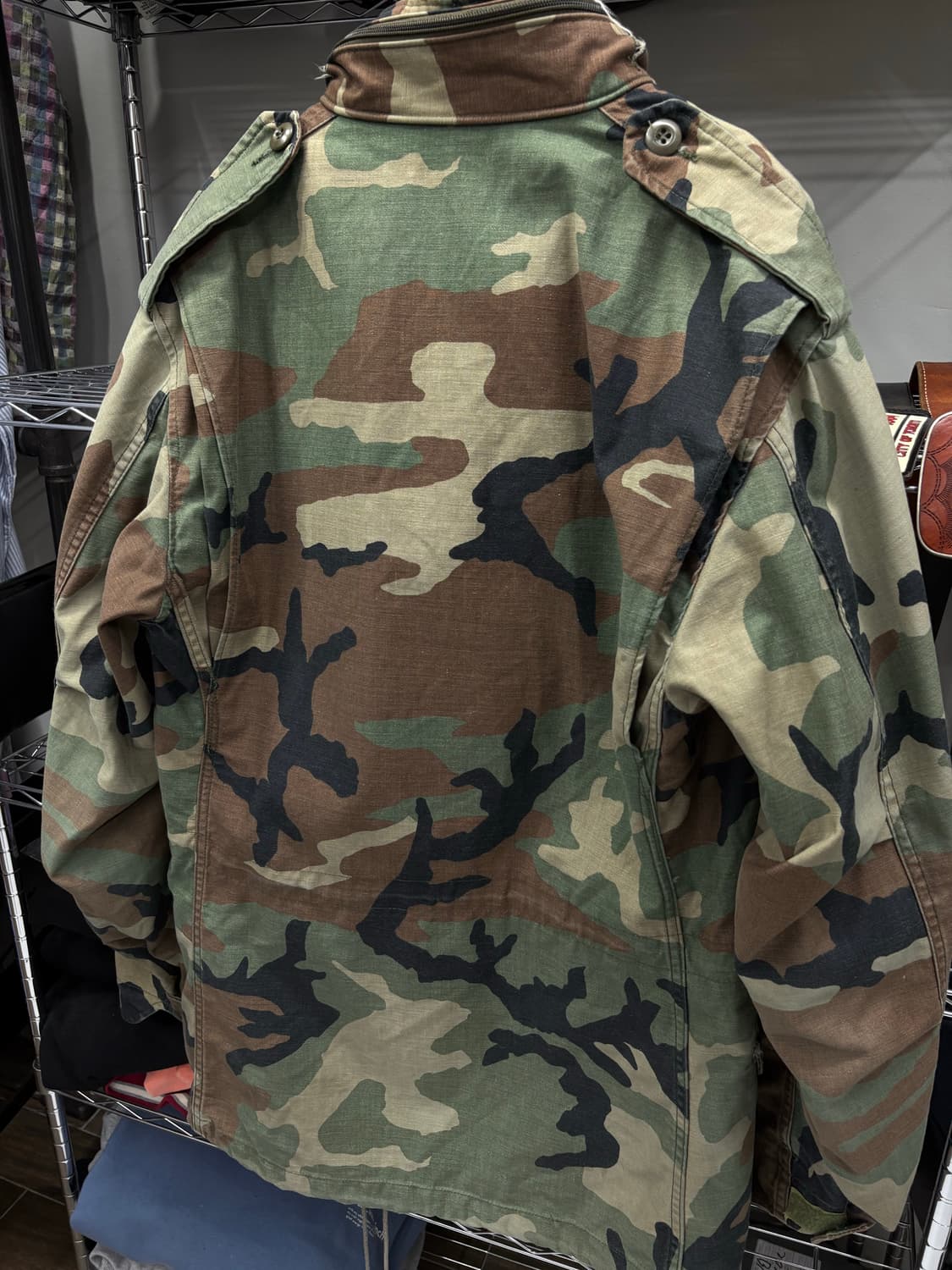 US Army camouflage M65 밀리터리 카모 야상 자켓 상품이미지7