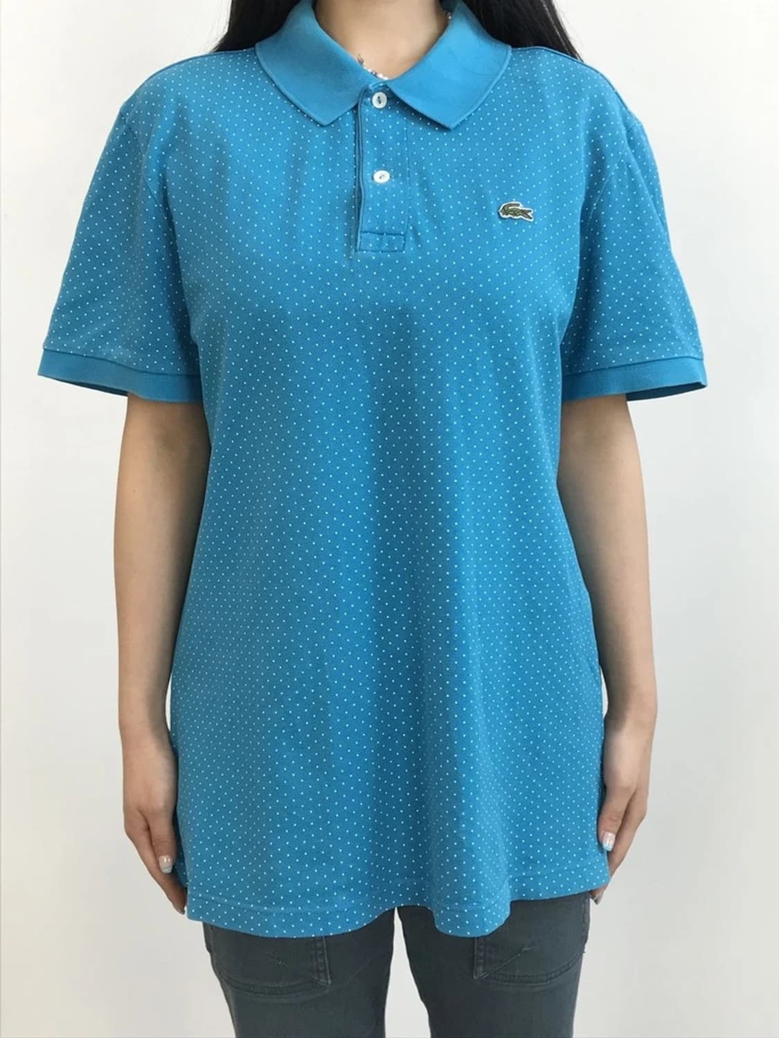 Lacoste Dot Pattern Polo Shirt 상품이미지3