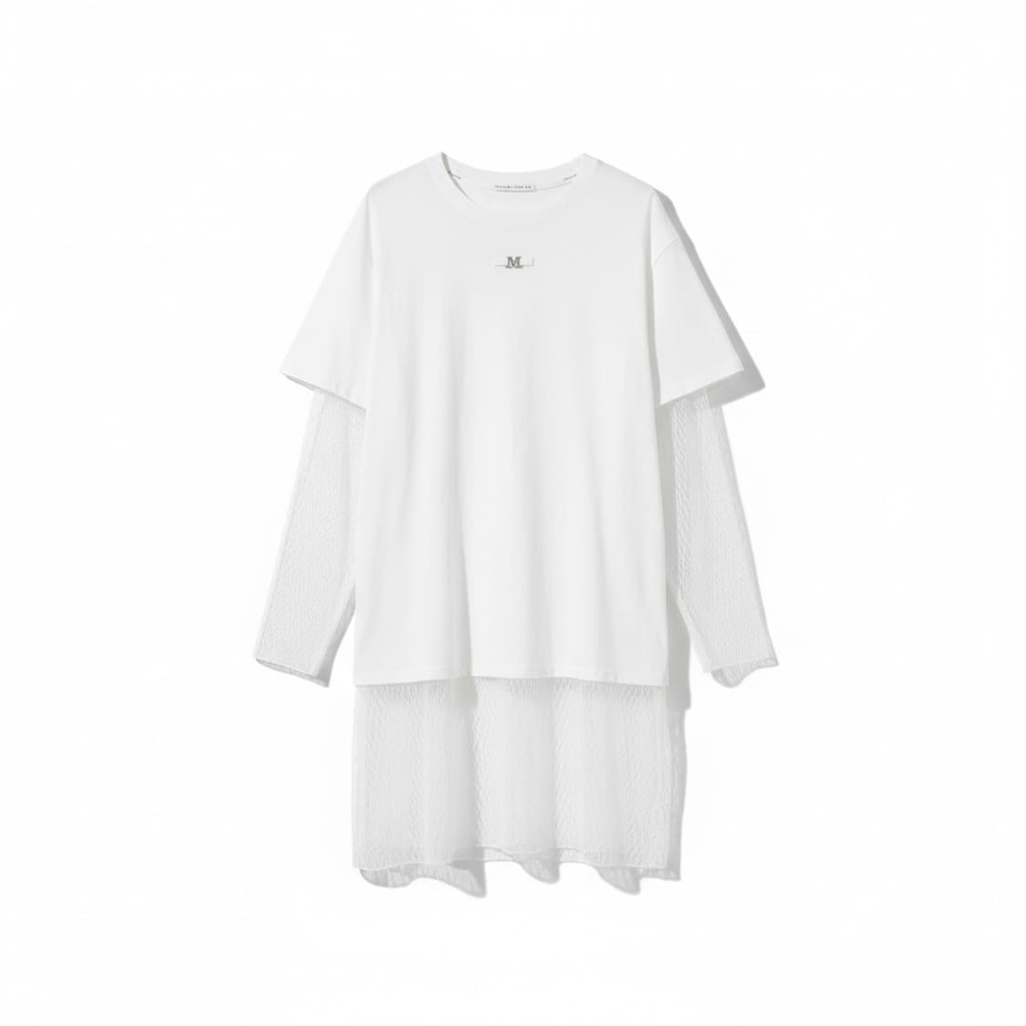 TREEMINGBIRD Layered Lace Long Sleeves 상품이미지1