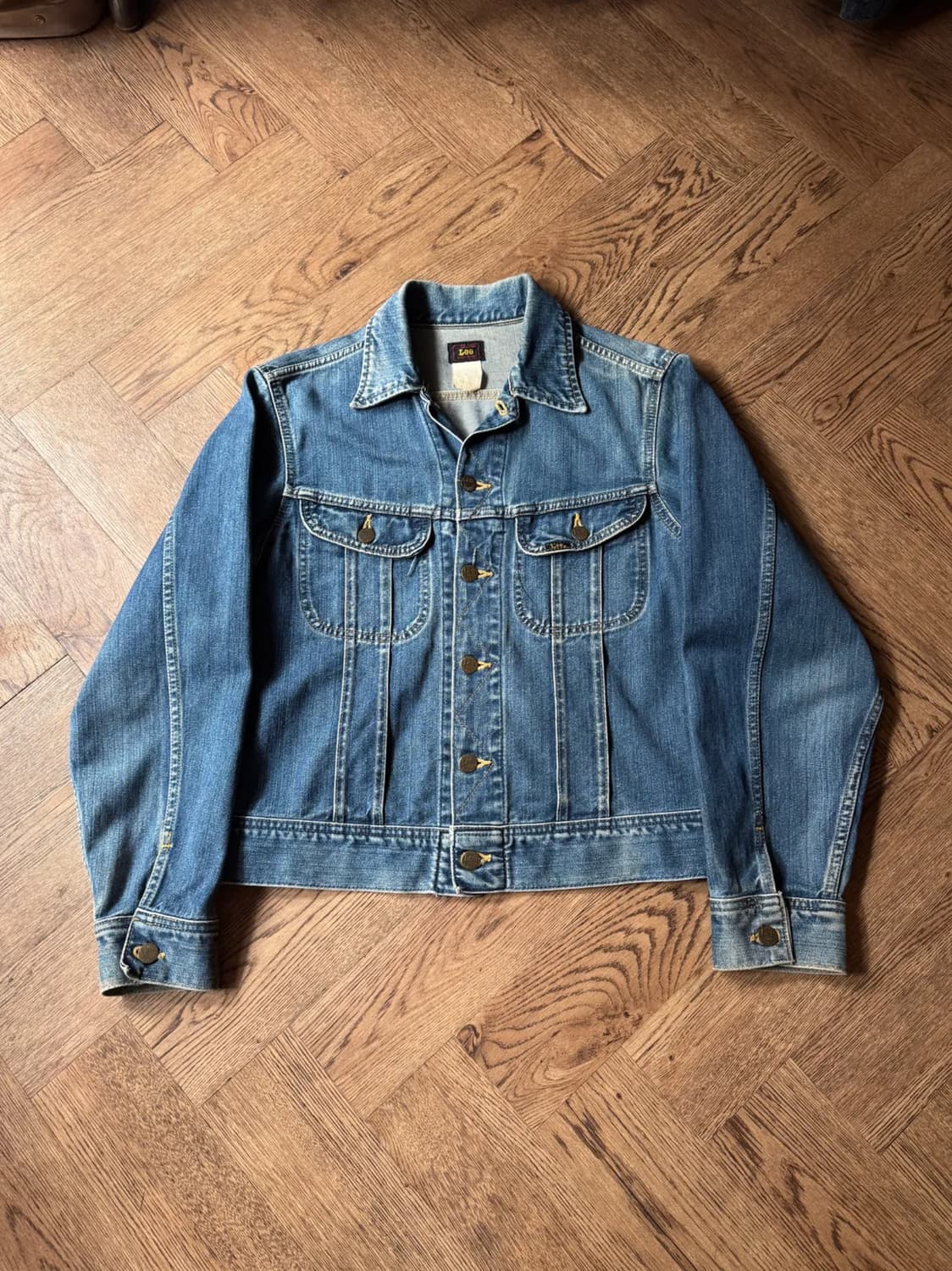 [M]Lee Japan 0411 빈티지 워싱 데님 트러커 자켓 상품이미지1