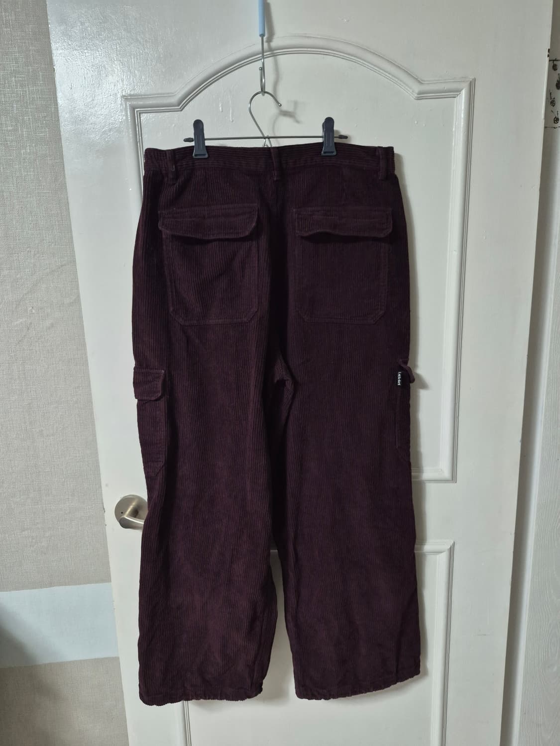 (L) 테켓 플랜 코듀로이 카고 팬츠 버건디 상품이미지6