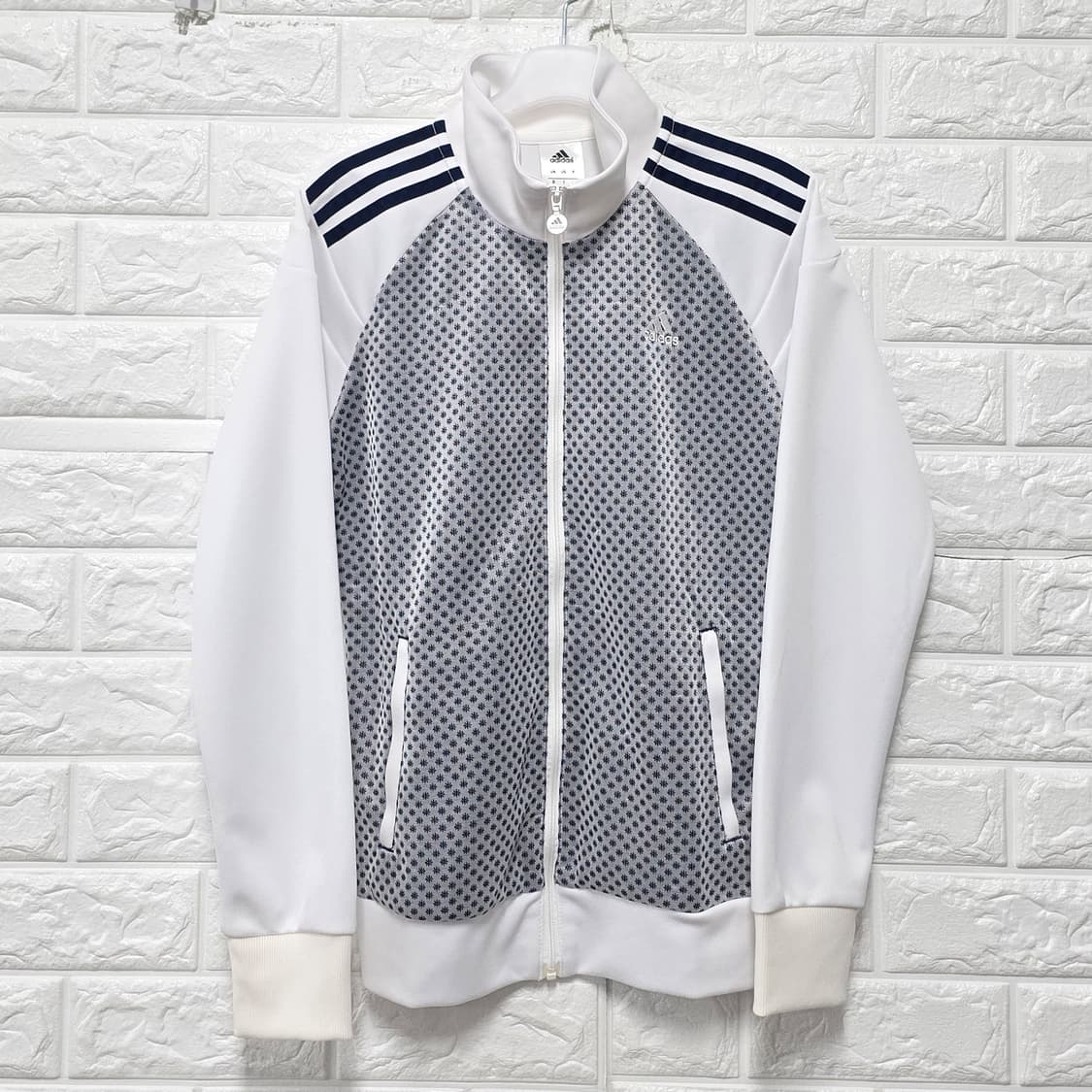 택포_ 아디다스 화이트 트랙탑 집업 져지 M 상품이미지1