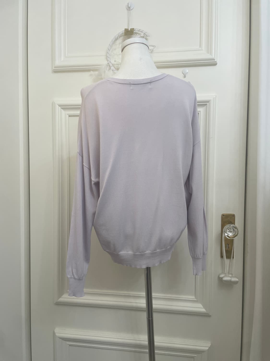 blue gray silver button basic cardigan 상품이미지3