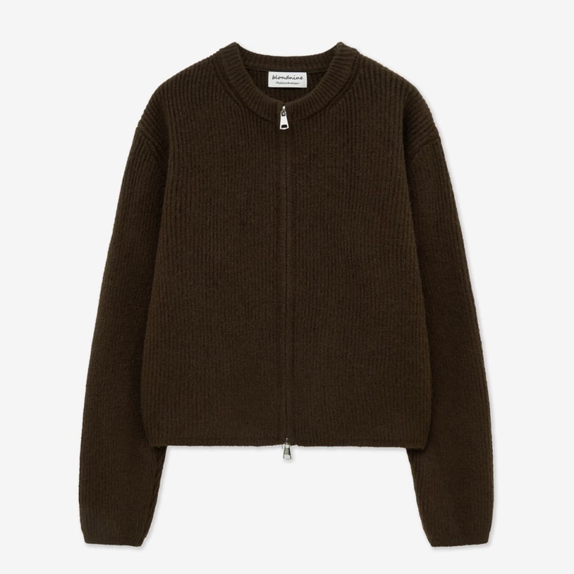 블론드나인 투웨이 니트집업 상품이미지1