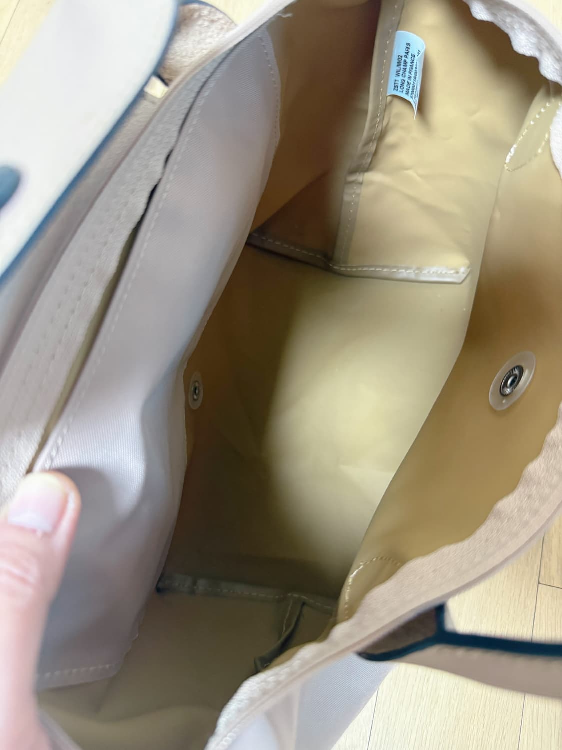 롱샴 토트백 베이지핑크 상품이미지10