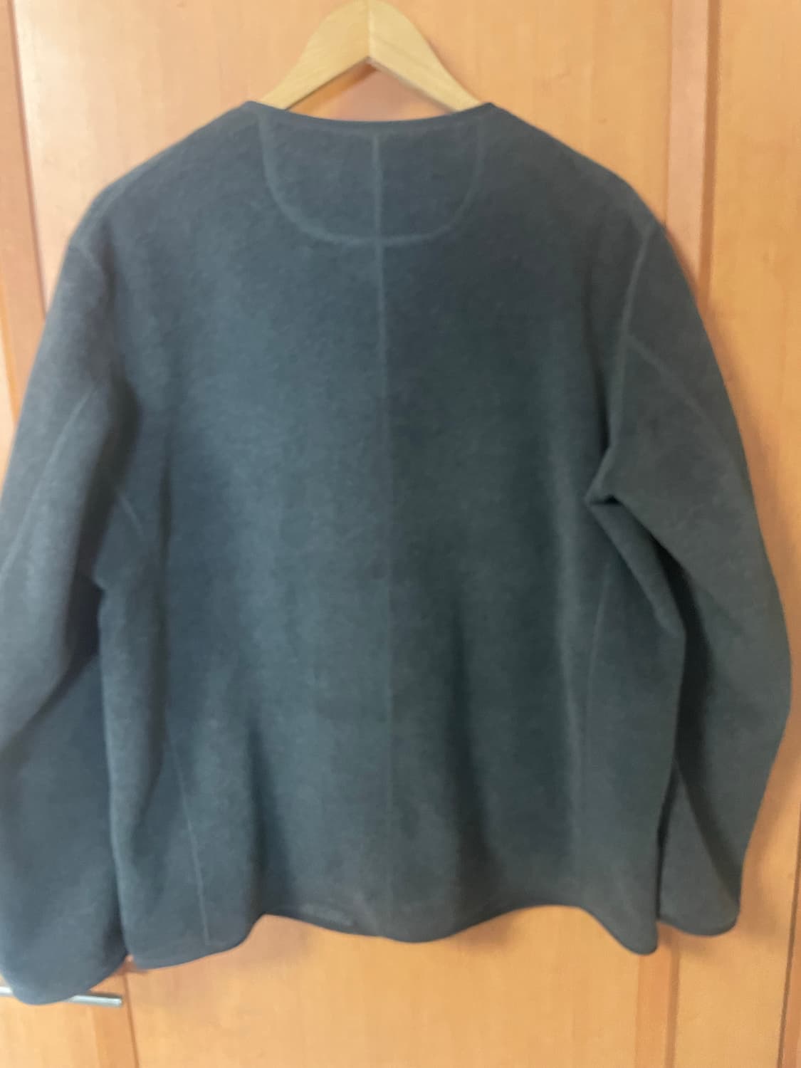 단톤 노카라 플리스 재킷 챠콜 44사이즈 상품이미지2