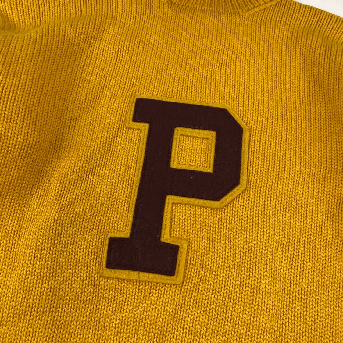 90s 폴로 자수 빅로고 울 폴라 니트(105) 상품이미지2