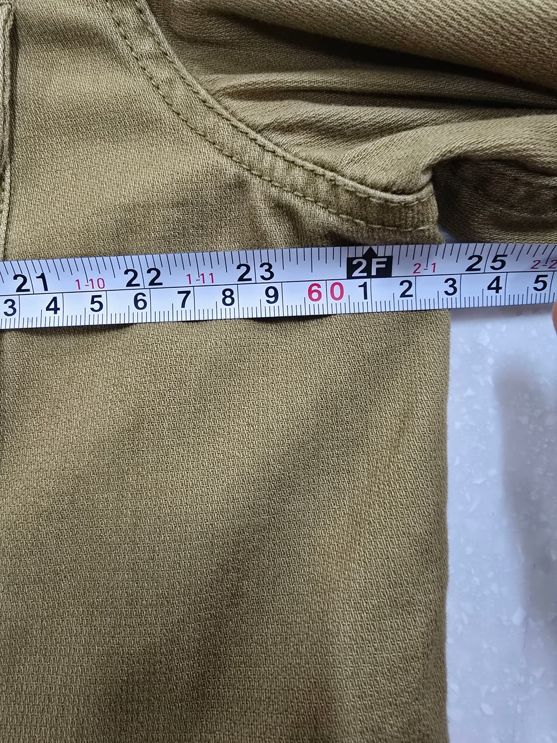 타미진 카키색 워크 자켓 상품이미지6