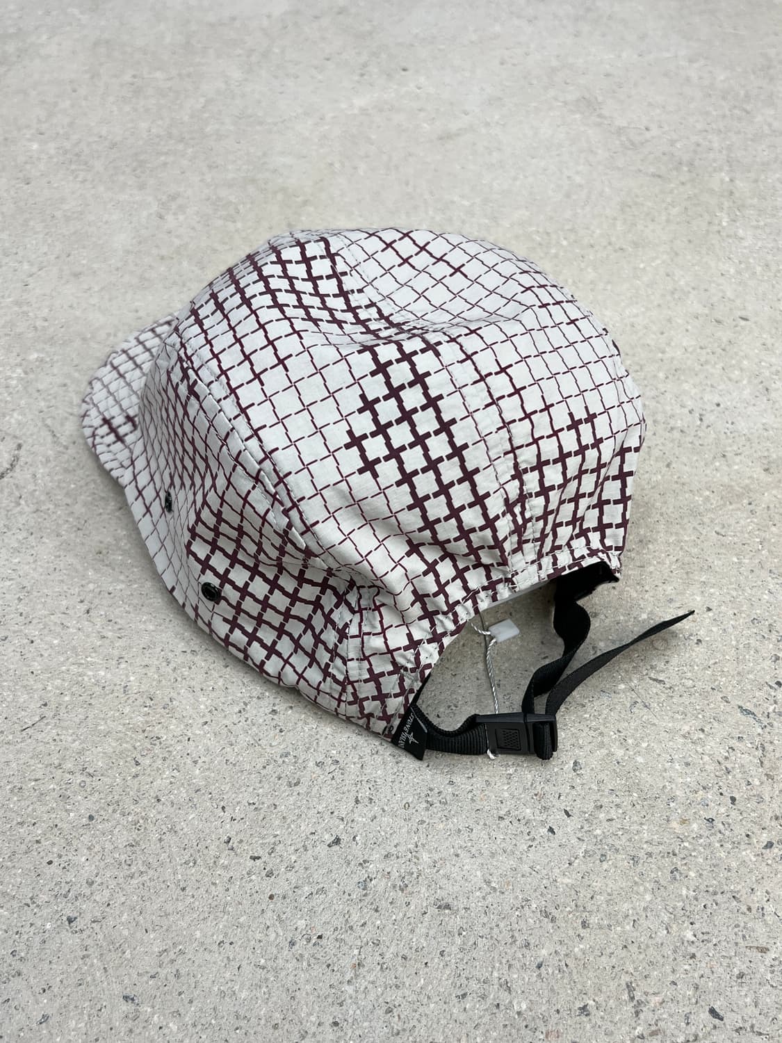 스톤아일랜드 그리드 카모 캠프 캡 상품이미지2