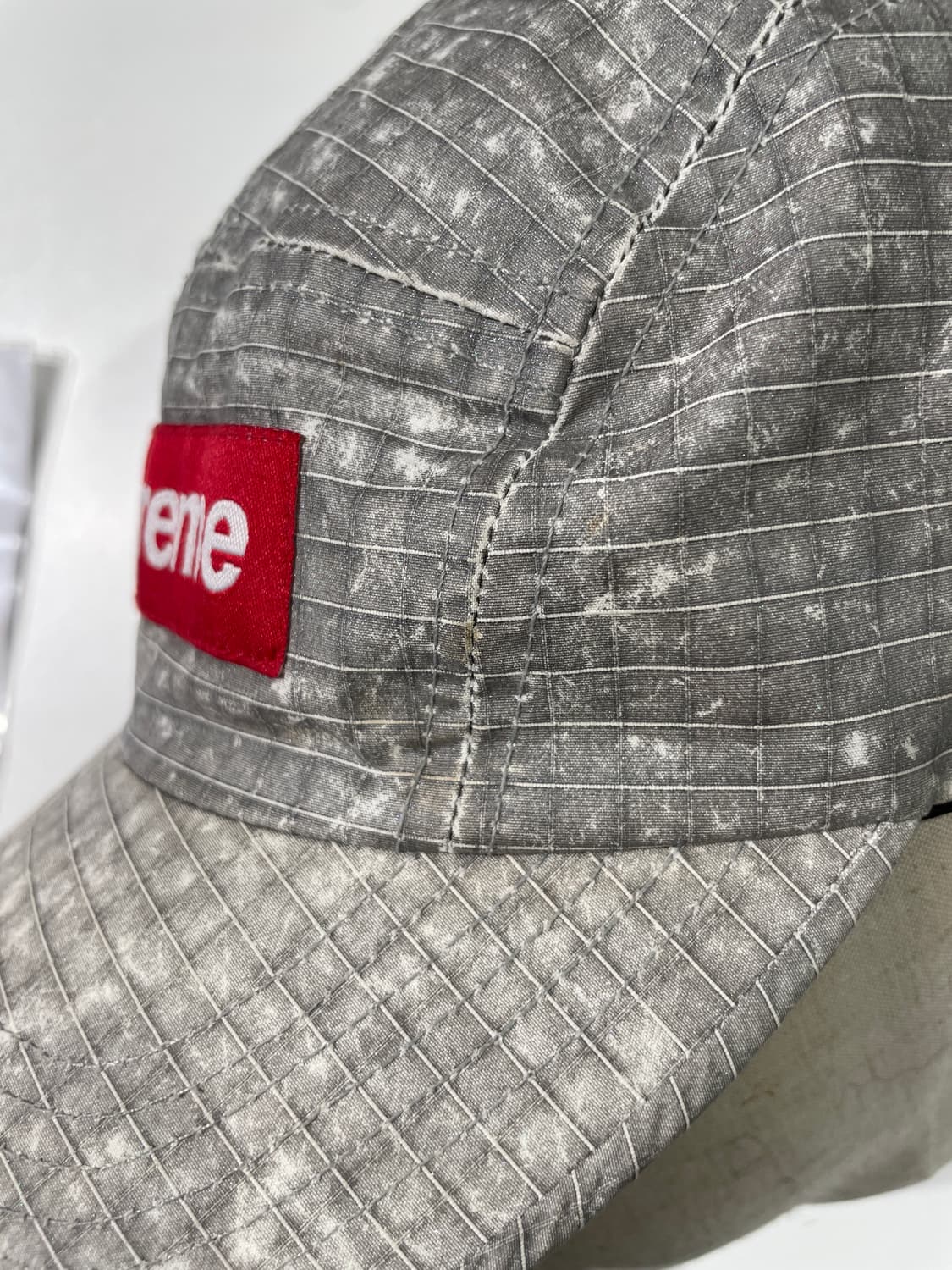 슈프림 23F/W 스톤 디스트레스드 립스탑 캠프캡 상품이미지10