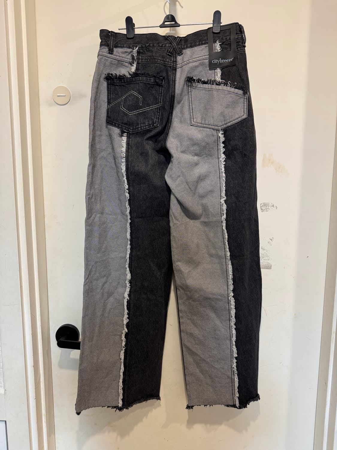 시티브리즈 배색 데님팬츠 상품이미지8