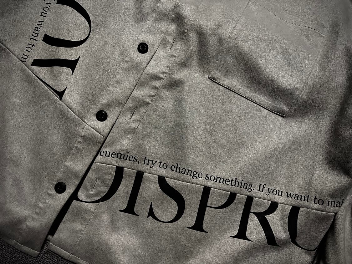 Rings 링스 긴소매벨루어 영문 셔츠 상품이미지3