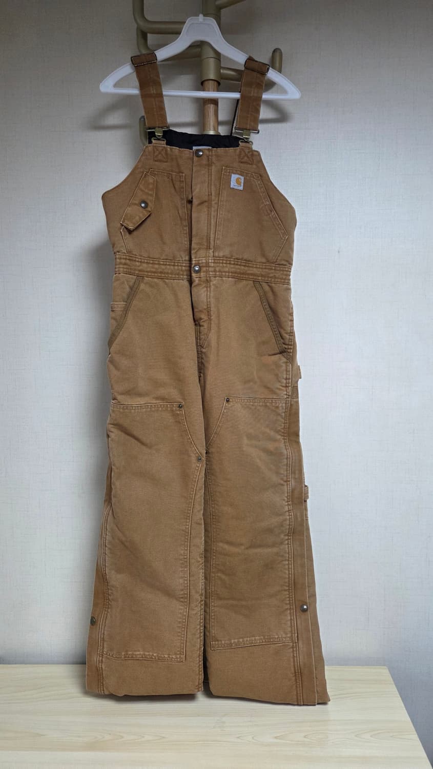칼하트 102743 브라운 오버롤 멜빵바지 상품이미지2