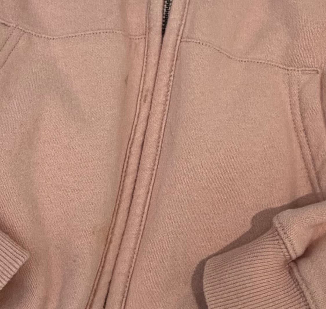 후아유 y2k 누드핑크 후드집업 상품이미지3