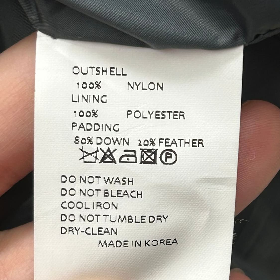 캘린더 유랑 숏 덕다운 패딩 그레이 L 상품이미지5
