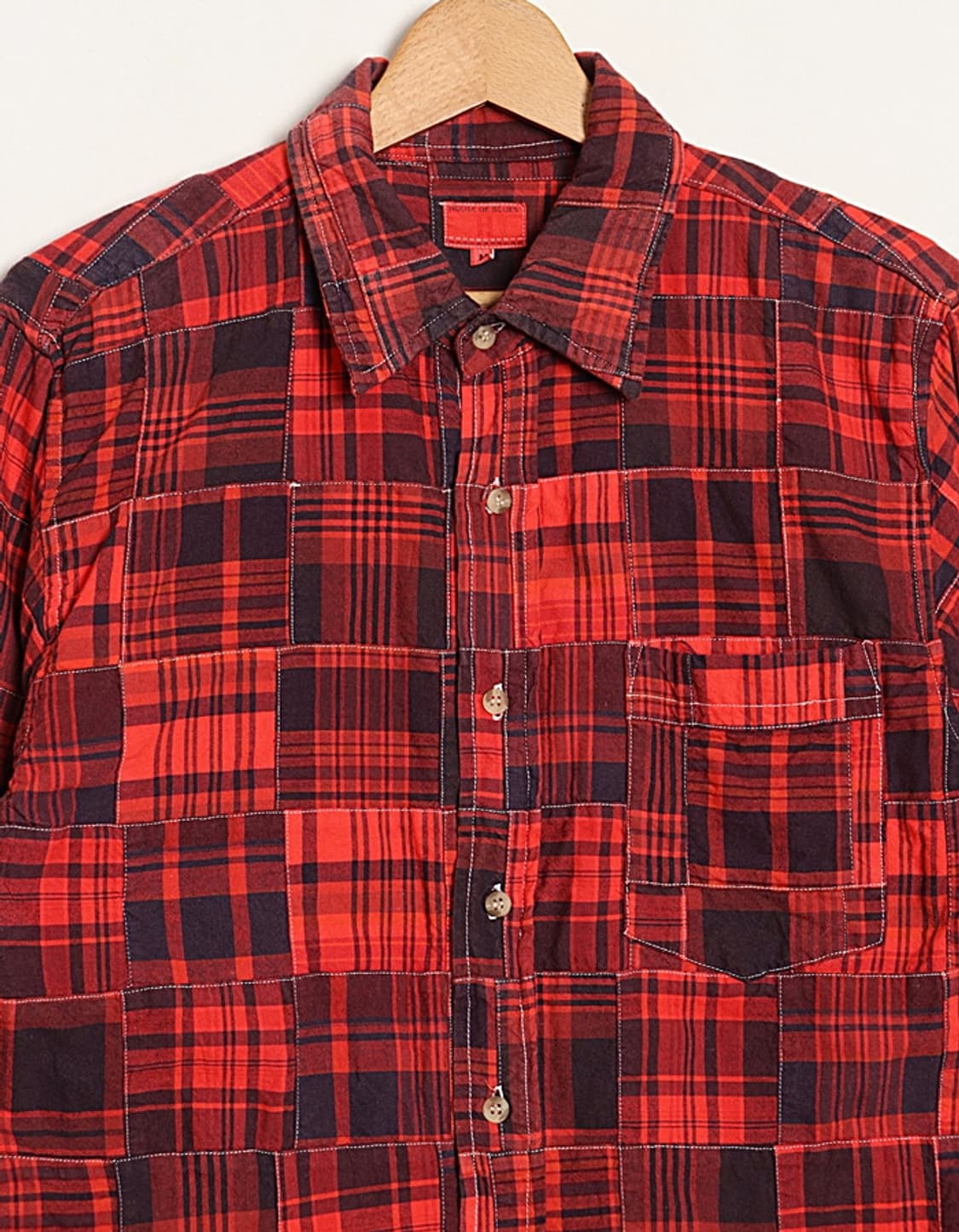HOUSE OF BLUES PatchWork Shirts 상품이미지2