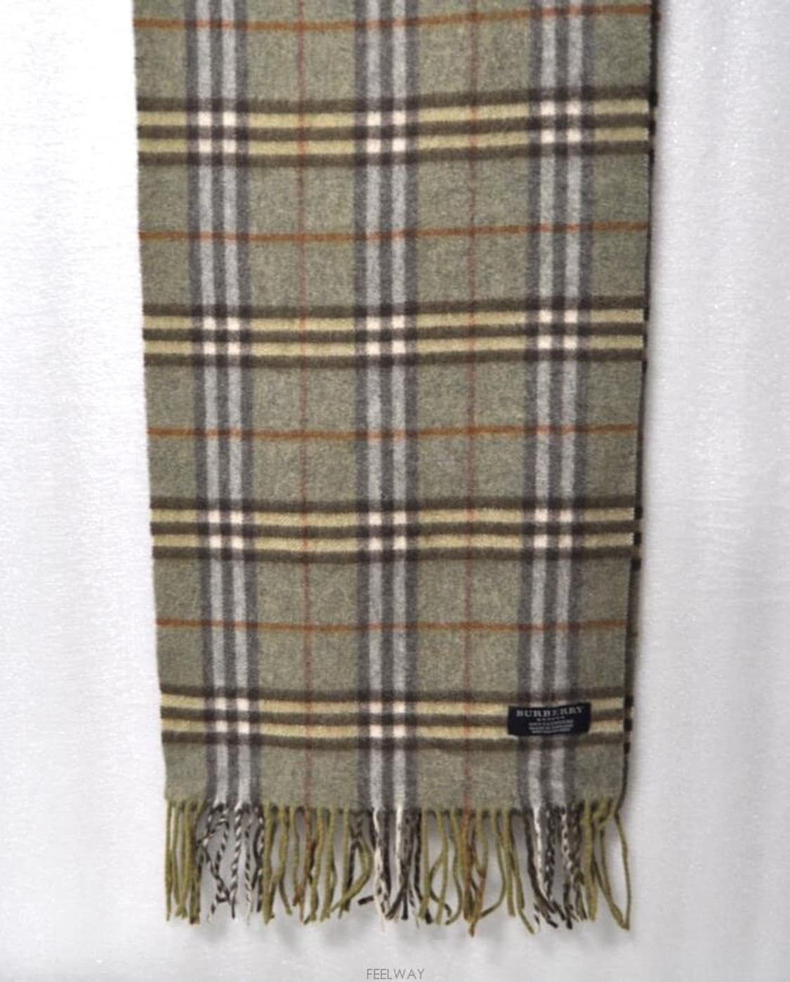 버버리/남녀공용캐시미어머플러(캐시미어100%)총길이158.5cm정품 상품이미지4