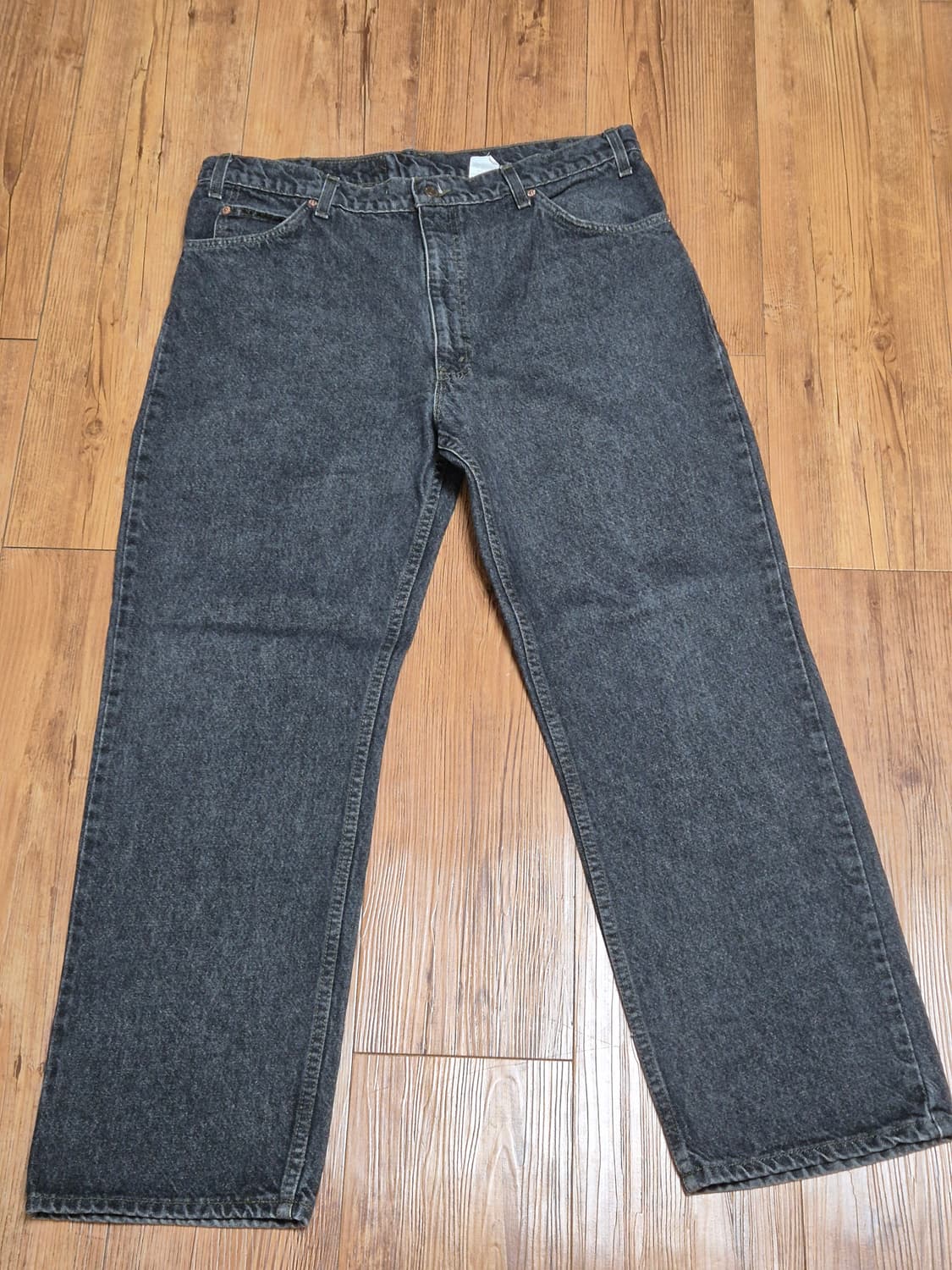 90S 리바이스 517 오렌지탭(Made in USA) 흑청 상품이미지1