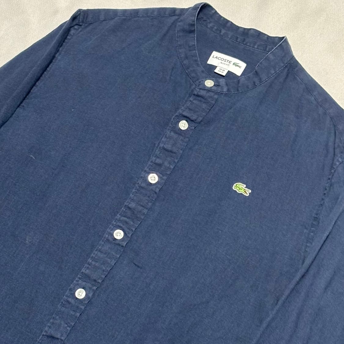 🫶🏻 라코스테 슬림핏 네이비 린넨 셔츠 🫶🏻 상품이미지2