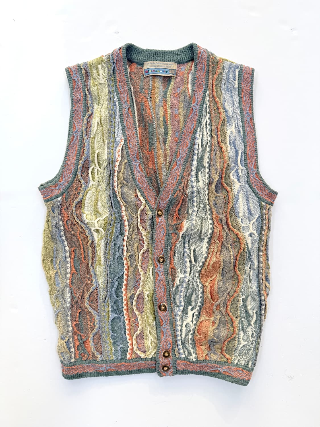 90s Old Country 케이블 니트 상품이미지1