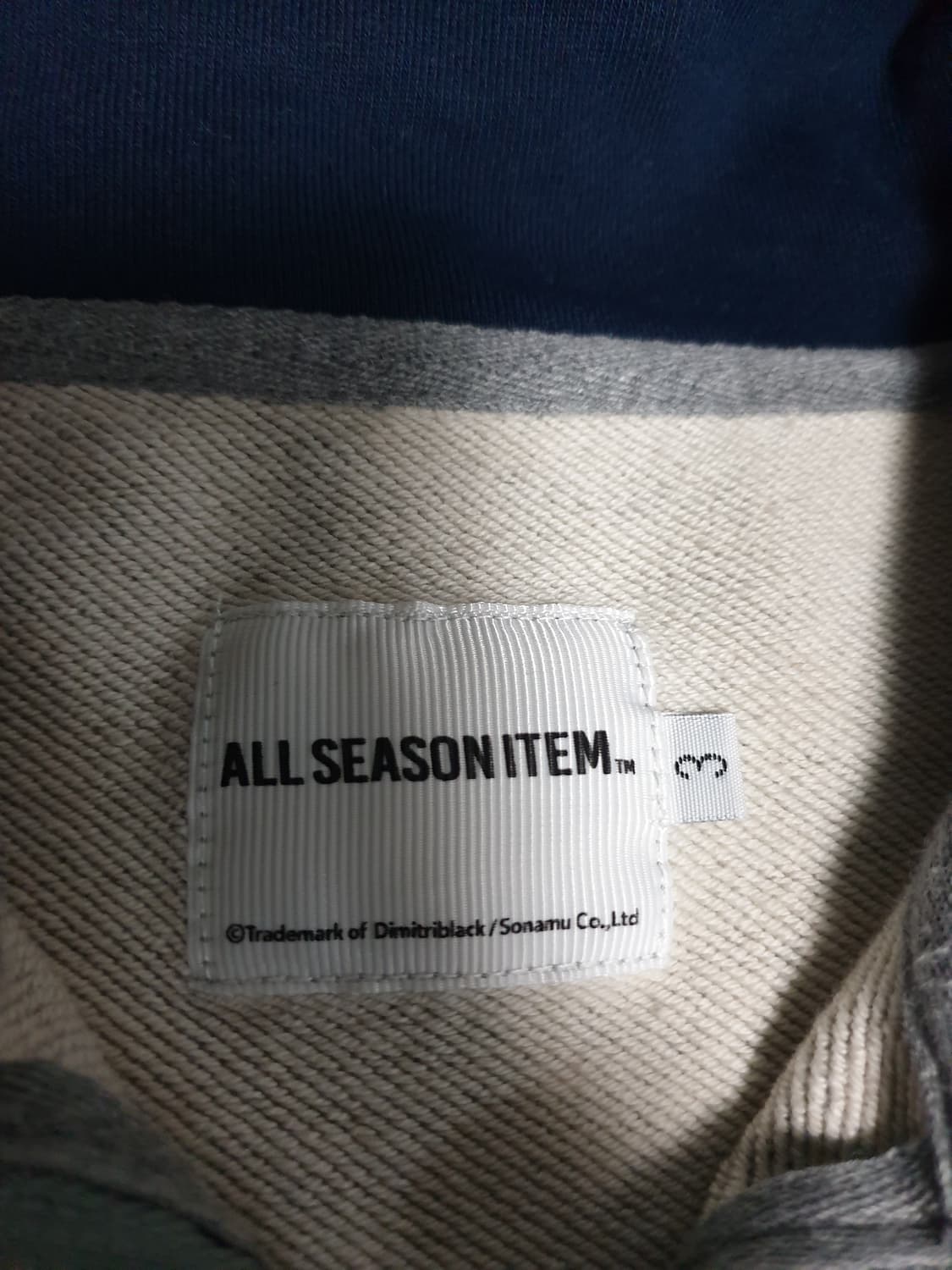 디미트리블랙 올시즌 ASI 하프짚업 맨투맨 다크멜란지 (3) 상품이미지3