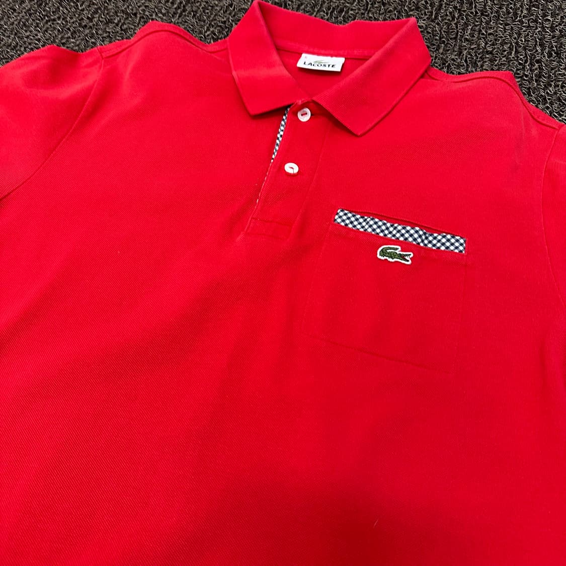 라코스테 카라티 남성 반팔티셔츠 레드 105(XL) 상품이미지2