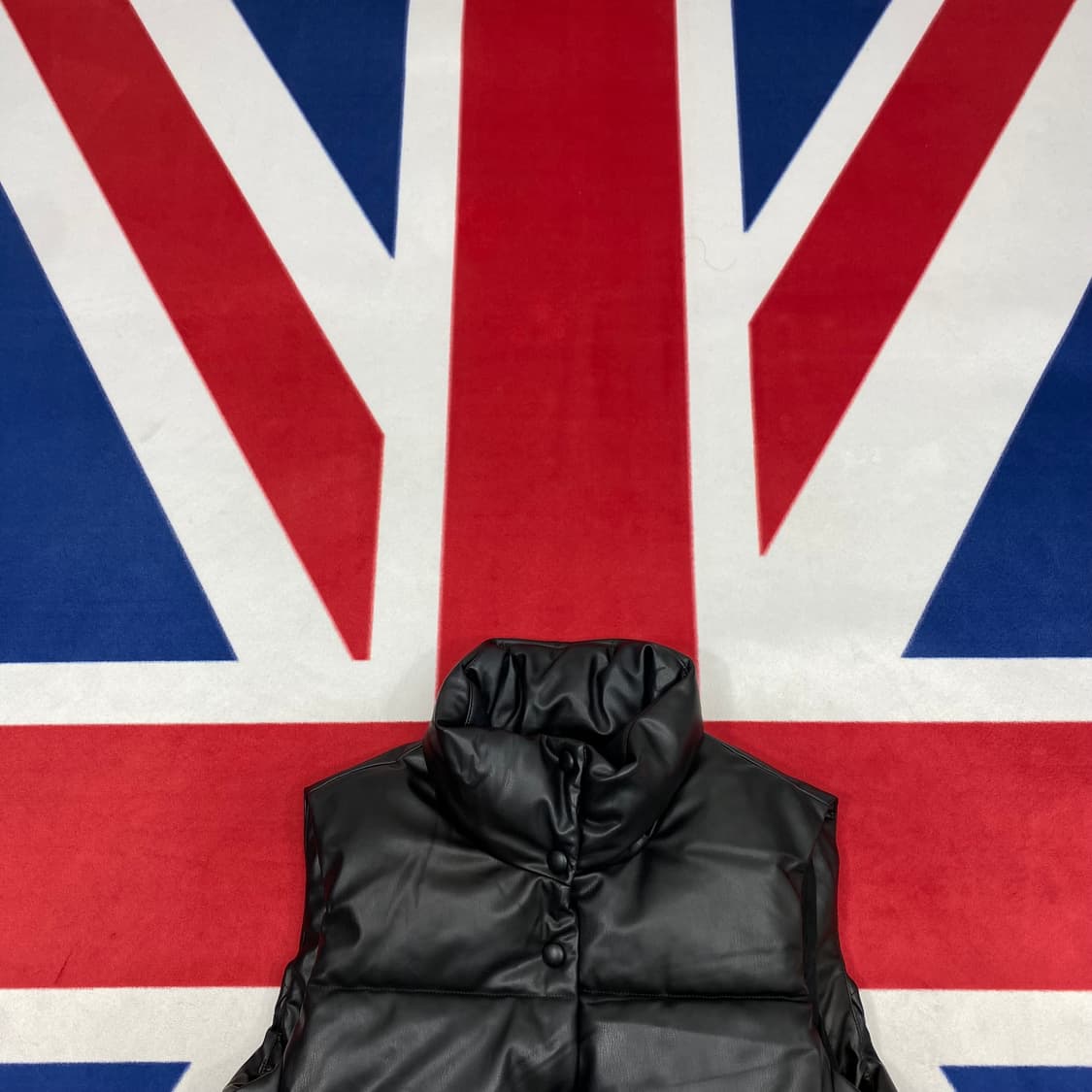 자라 레더 패딩 베스트 여성M 상품이미지2