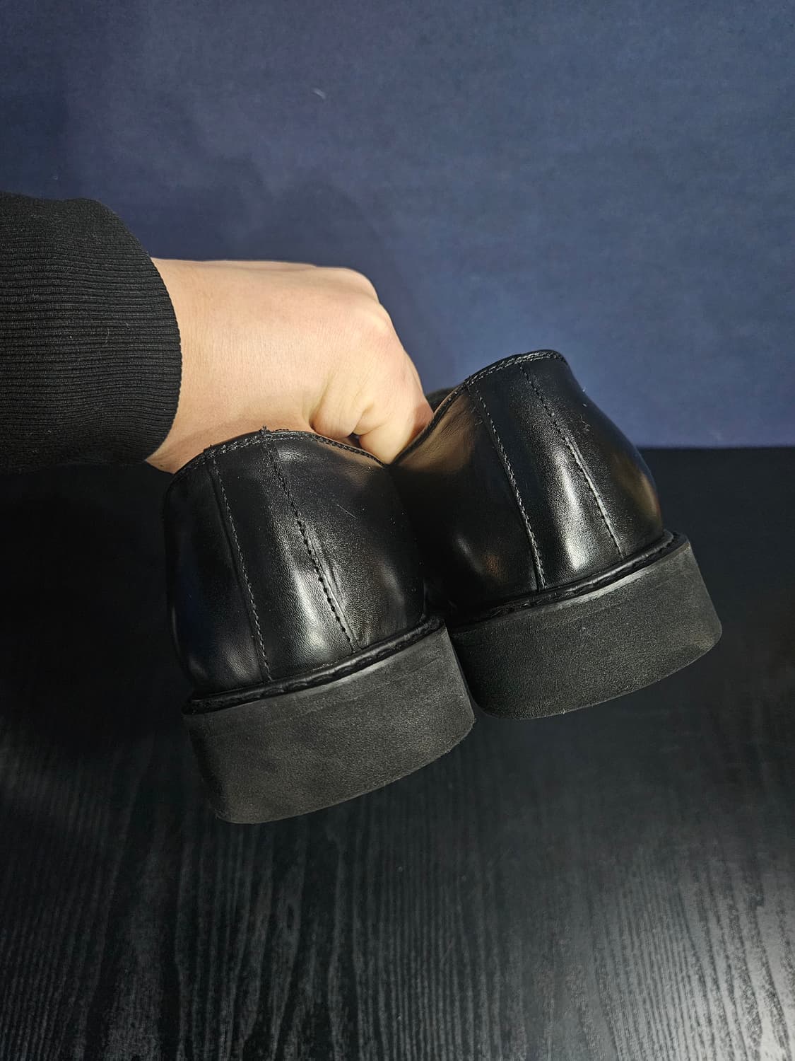 미소페 블랙컬러 남성 260 로퍼 정장구두  상품이미지8