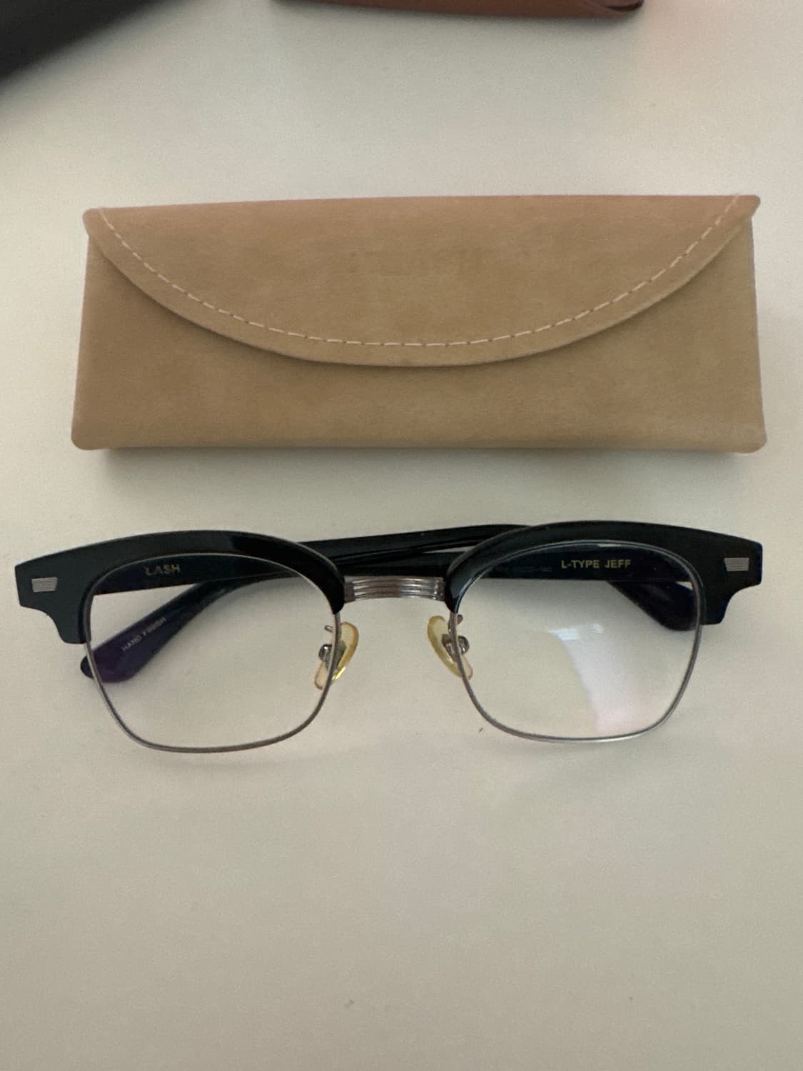 Lash 래쉬 반무테 안경 상품이미지1