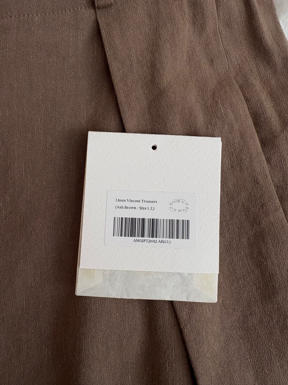 아비에무아 린넨 트라우저 애쉬브라운 상품이미지7