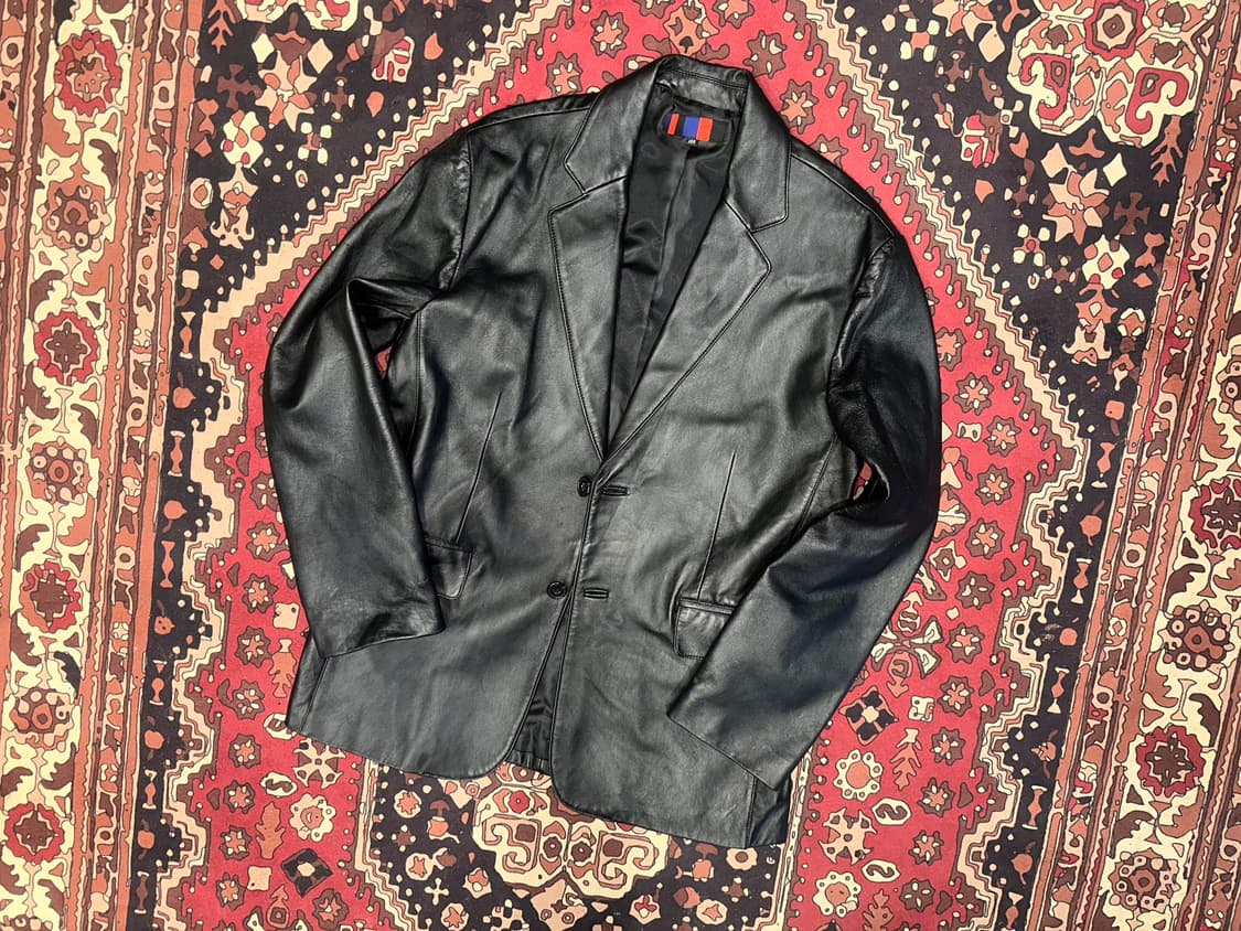 ( XL-2XL ) 가죽마이 블레이져 가죽코트 가죽카코트 레더자켓 상품이미지5