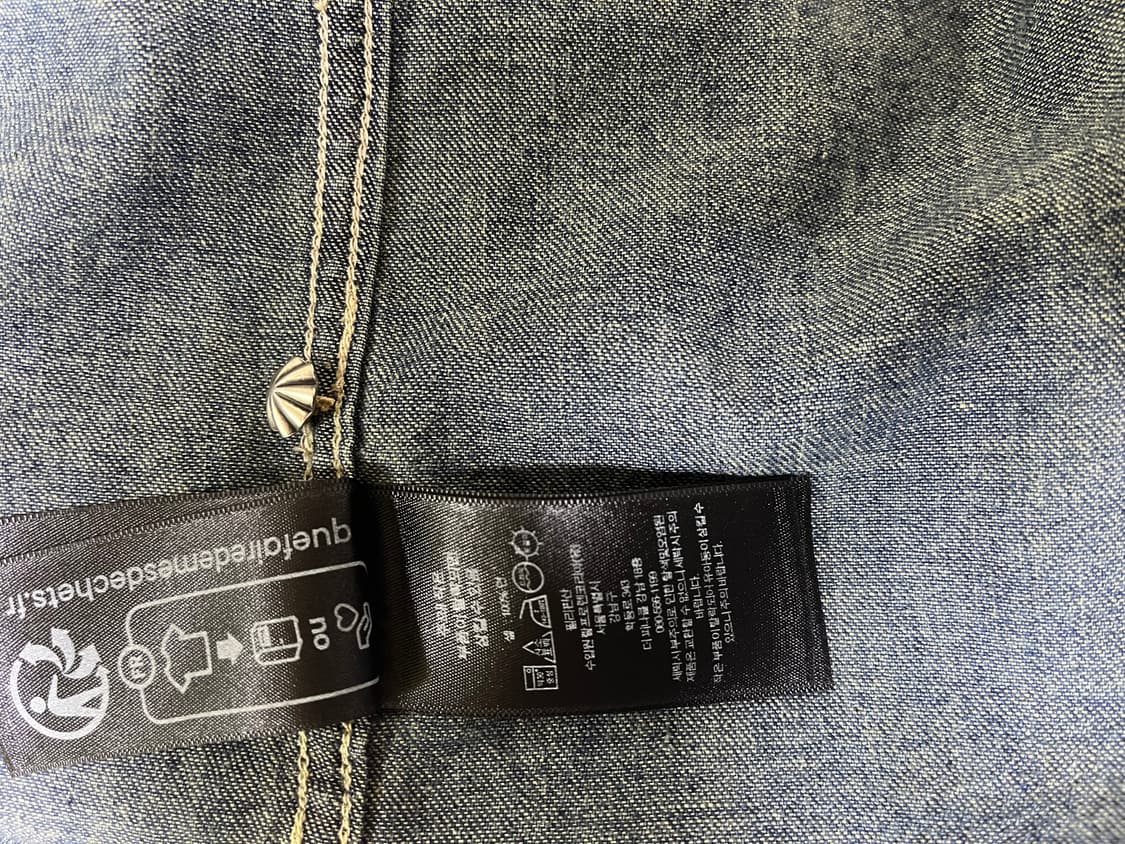 Rrl 데님 웨스턴 셔츠 중청 새상품 상품이미지4