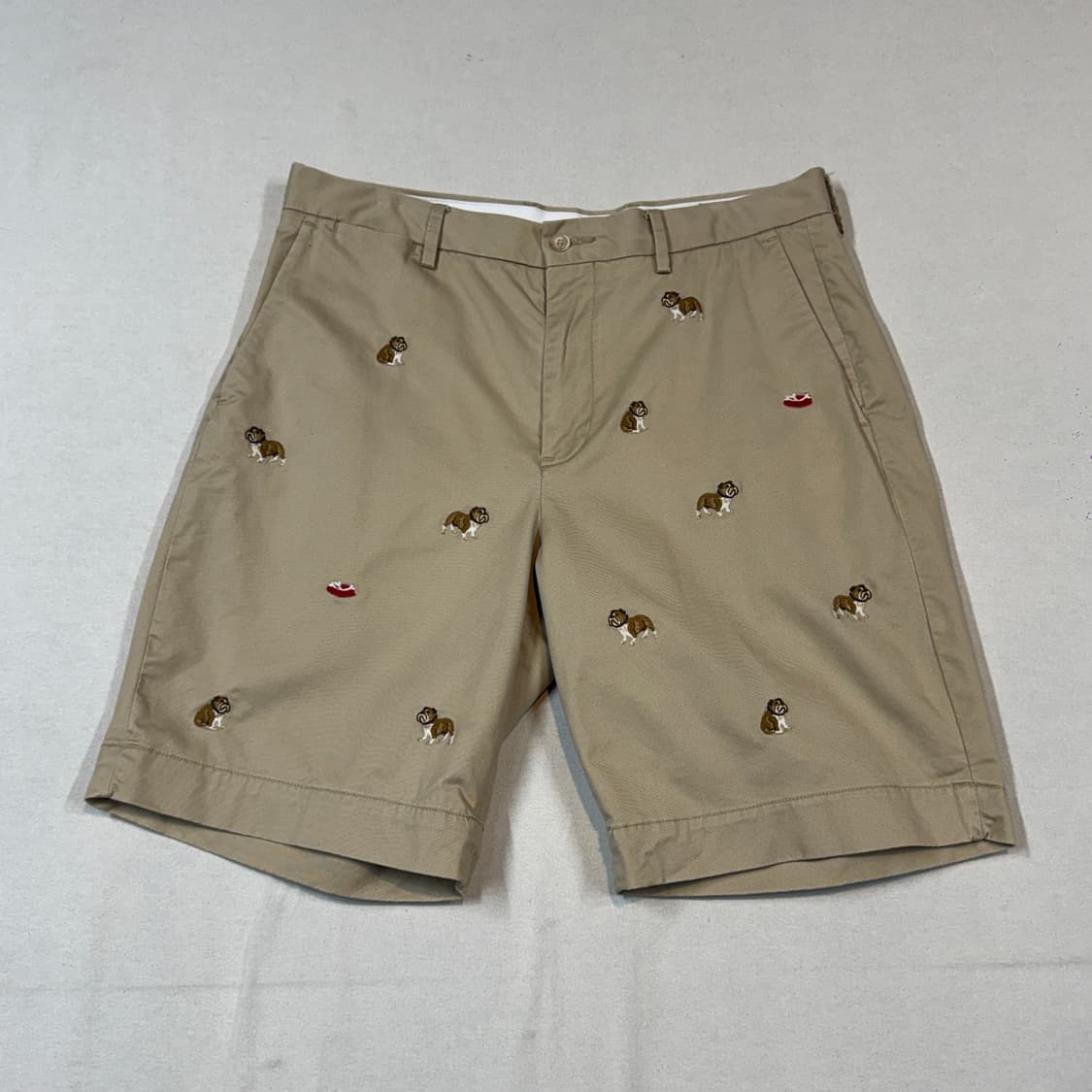 32inch) 폴로 랄프로렌 불독 자수 클래식핏 반바지 신형 상품이미지1