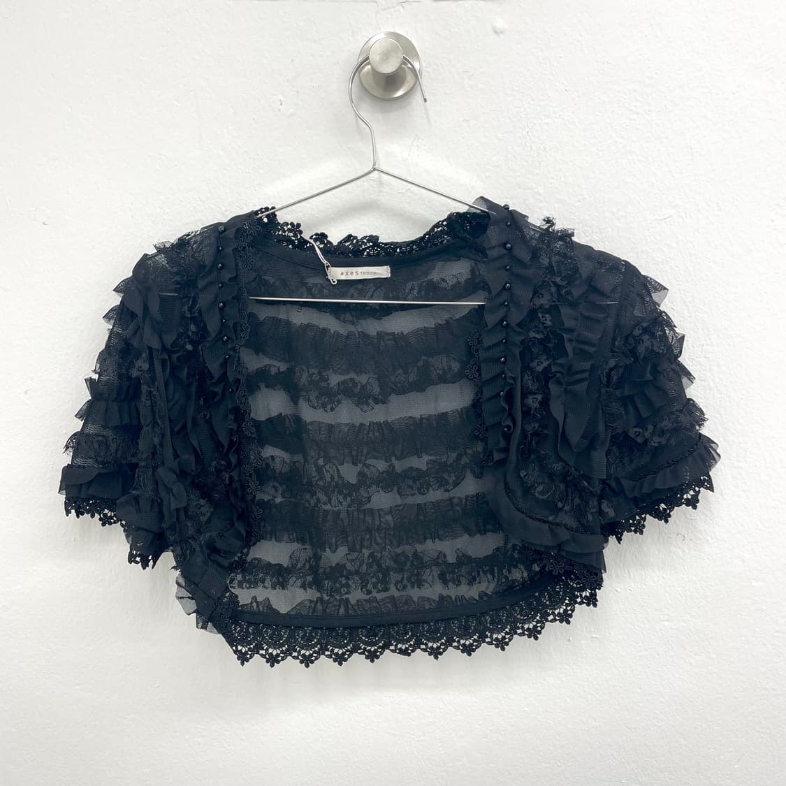 Axes femme black lace bolero 상품이미지1