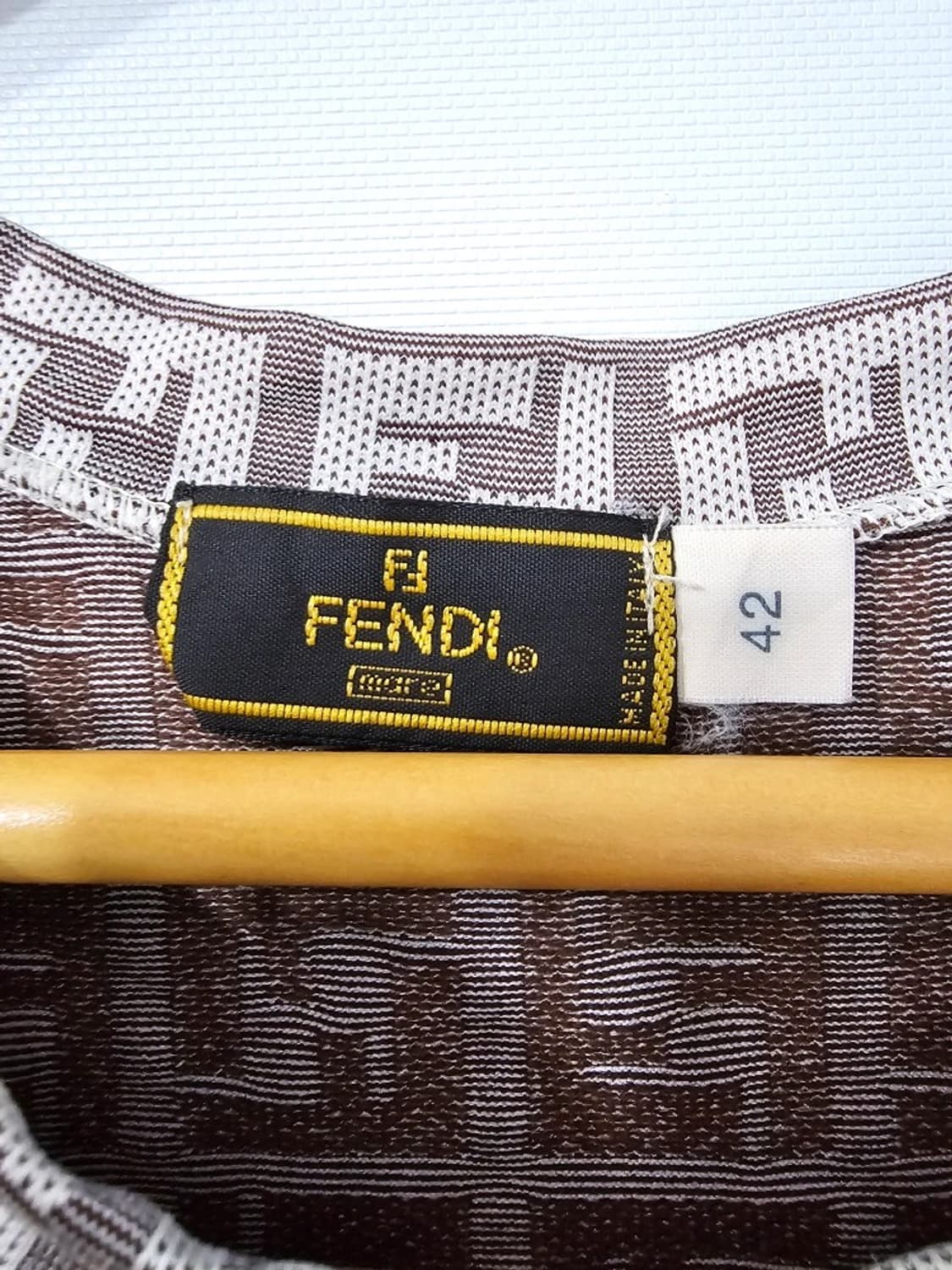 정품 FENDI 펜디 FF 주카 슬리브리스 원피스 66 상품이미지6