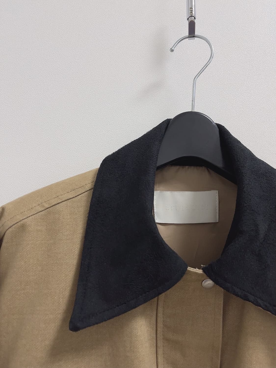 아트이즈오버 브러시드 워크 자켓 베이지 상품이미지2