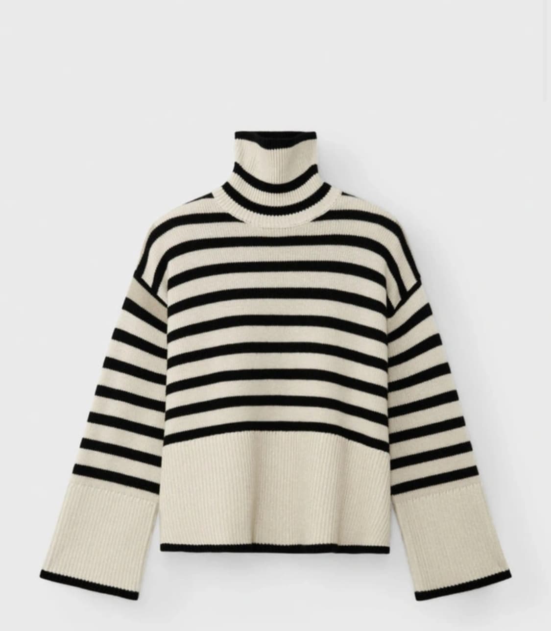 토템 TOTEM 시그니처 스트라이프 폴라 니트 상품이미지1