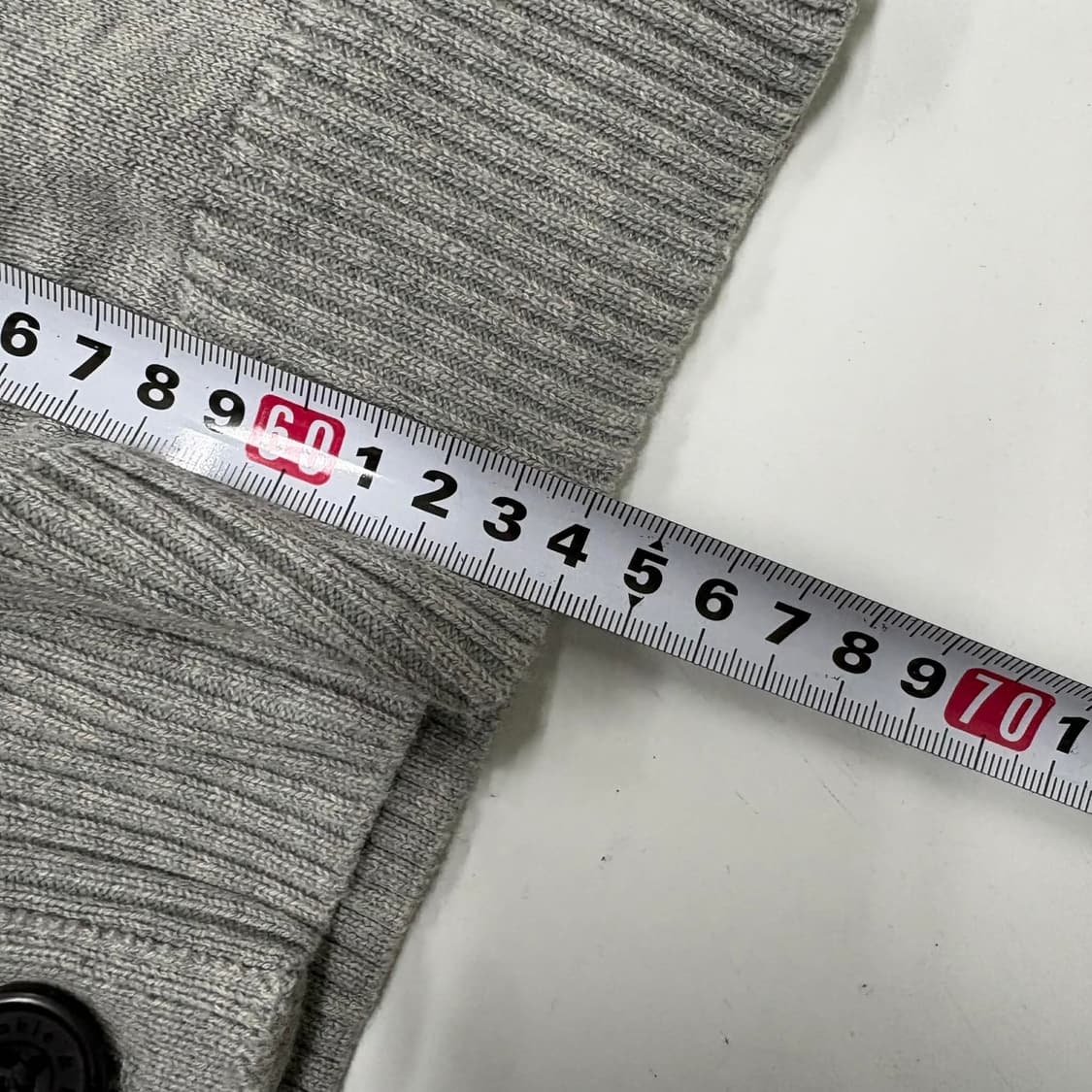 아베크롬비 그레이 코튼 니트 가디건(S) 상품이미지7