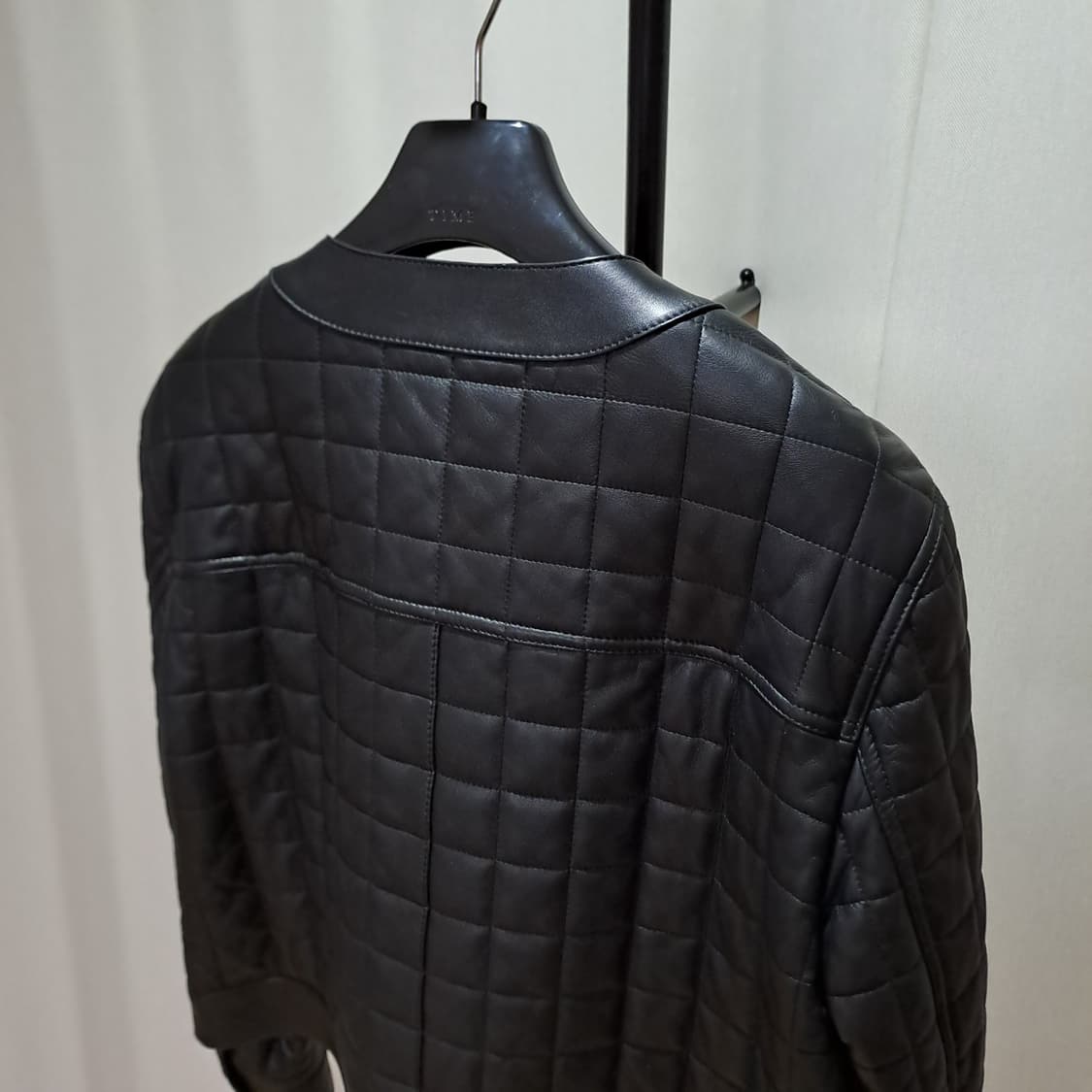 (여성) 마시모두띠 나파 양가죽 퀼티드 자켓 L B396 상품이미지7