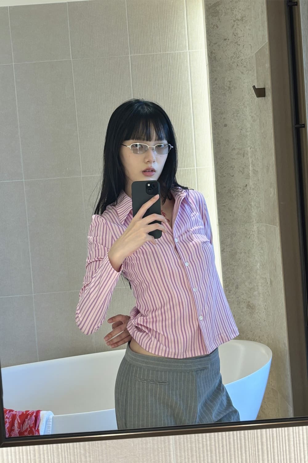  nuuanu Yefeh Shirt_Pink 상품이미지3