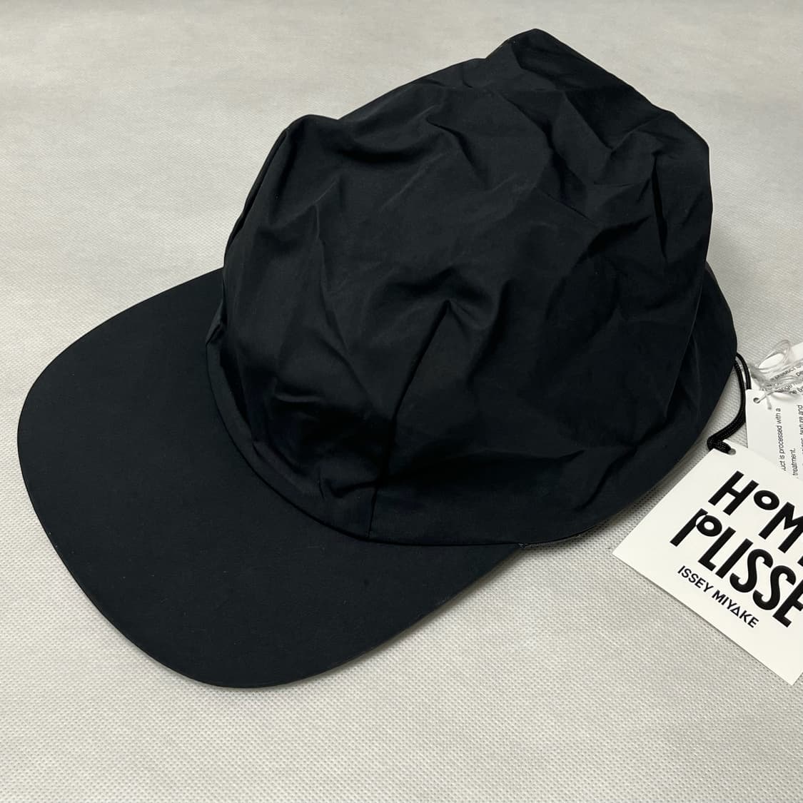 이세이미야케 25fw STONE 캡 모자/블랙 상품이미지1
