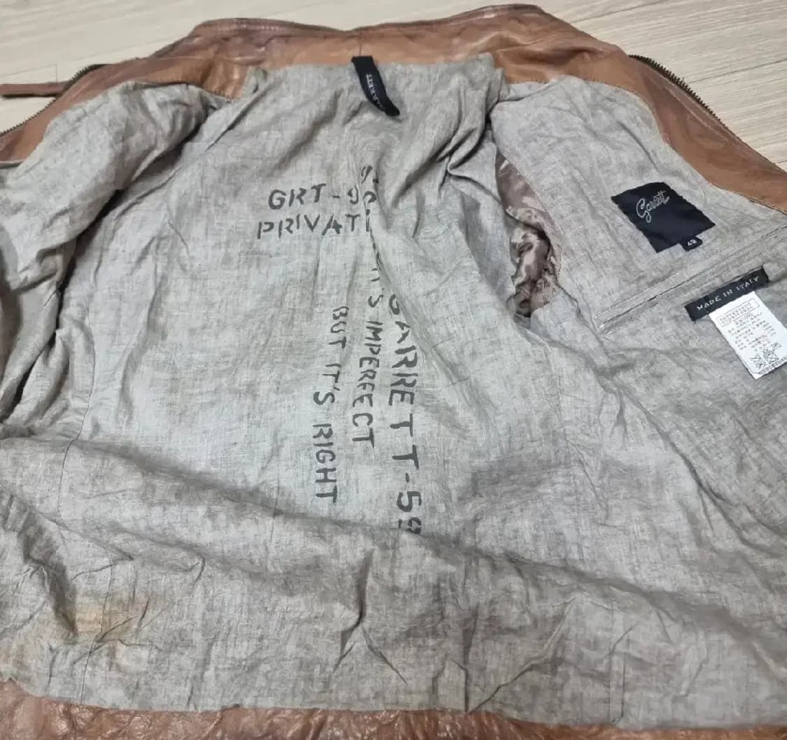 이탈리아 명품 가렛(garrett) 양가죽 자켓 판매(95) 상품이미지5