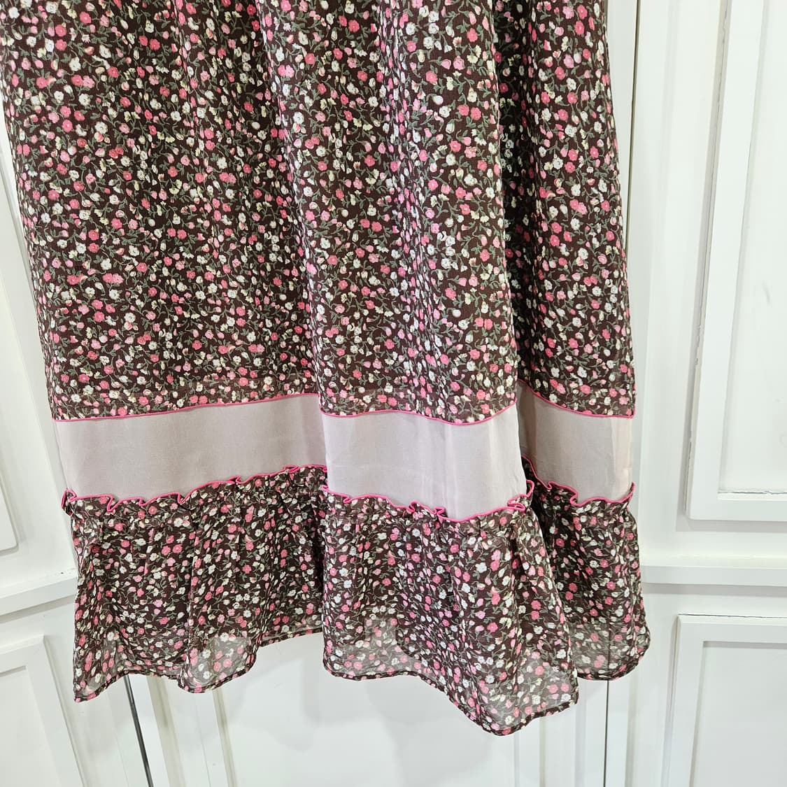 스나이델(snidel) 잔플라워 쉬폰 원피스 상품이미지6