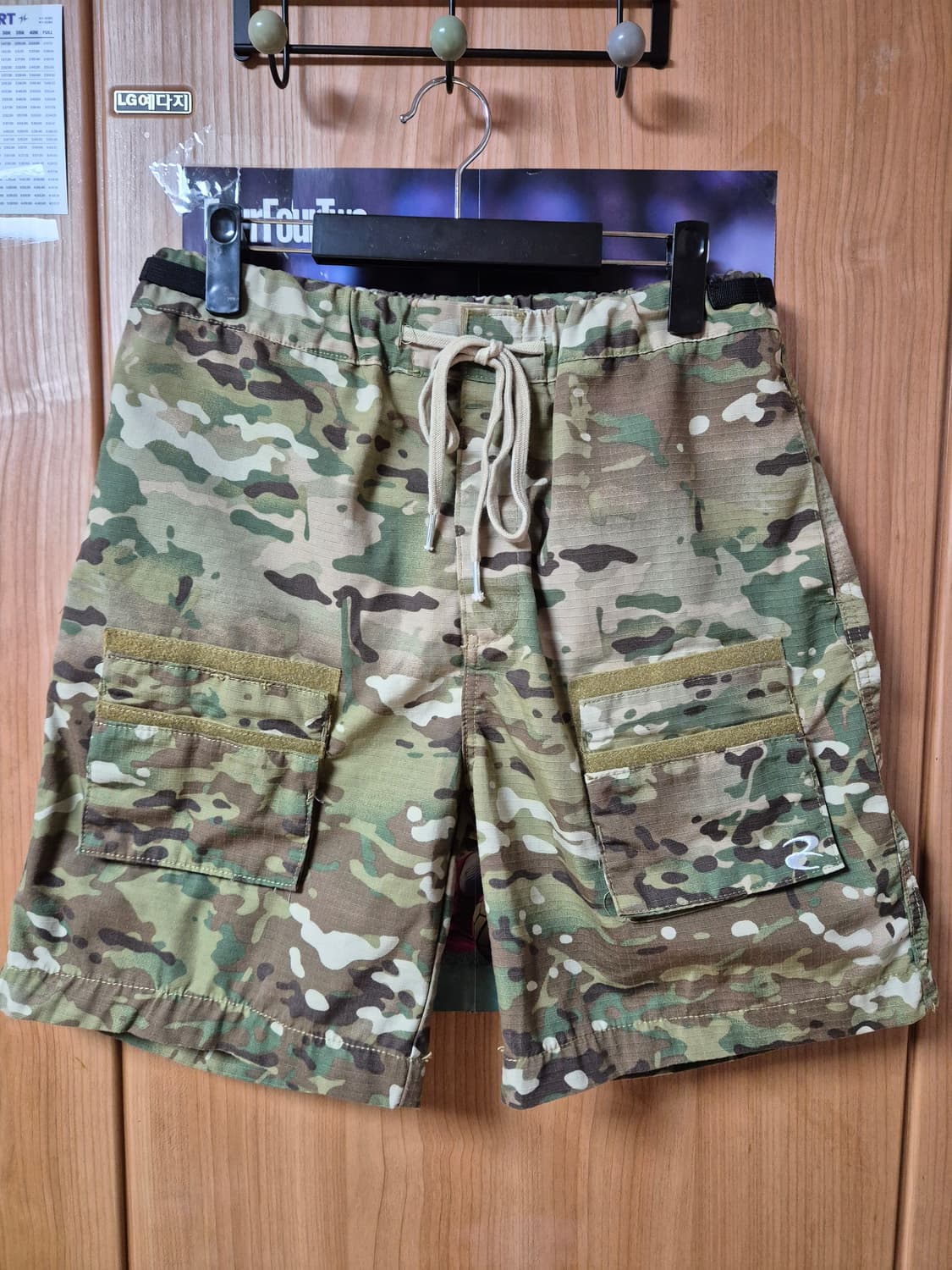 왓츠더유즈 멀티캠 택티컬 하프팬츠 M 상품이미지1