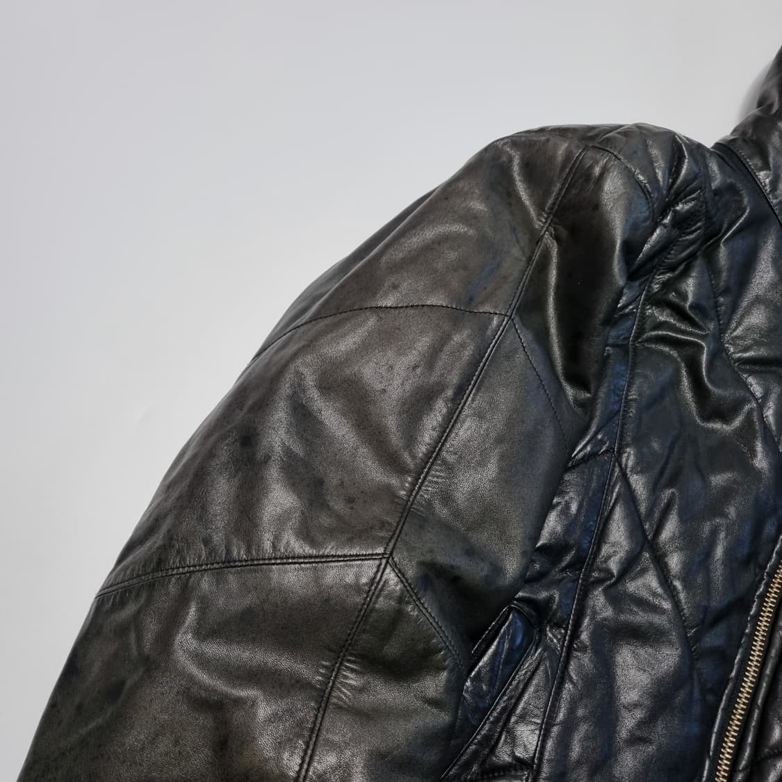 1990s 톰보이 N2B 레더자켓  상품이미지5