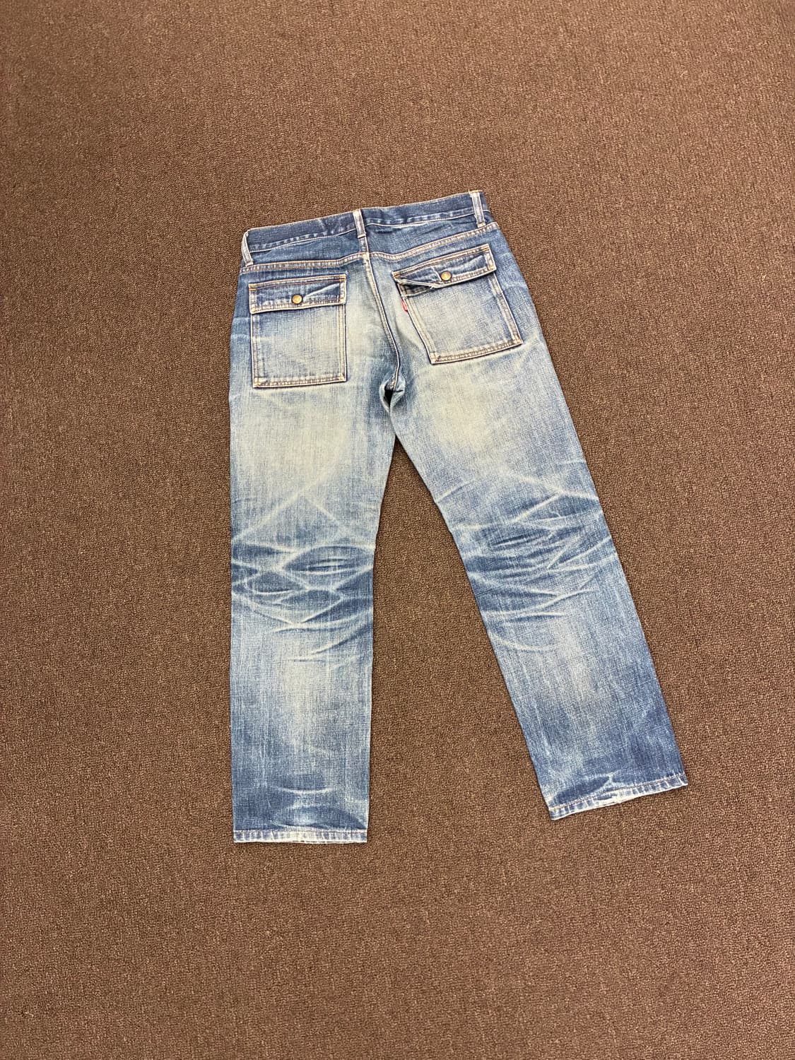 32)리바이스 Red Tab Tight 빈티지 데미지 데님팬츠 상품이미지9
