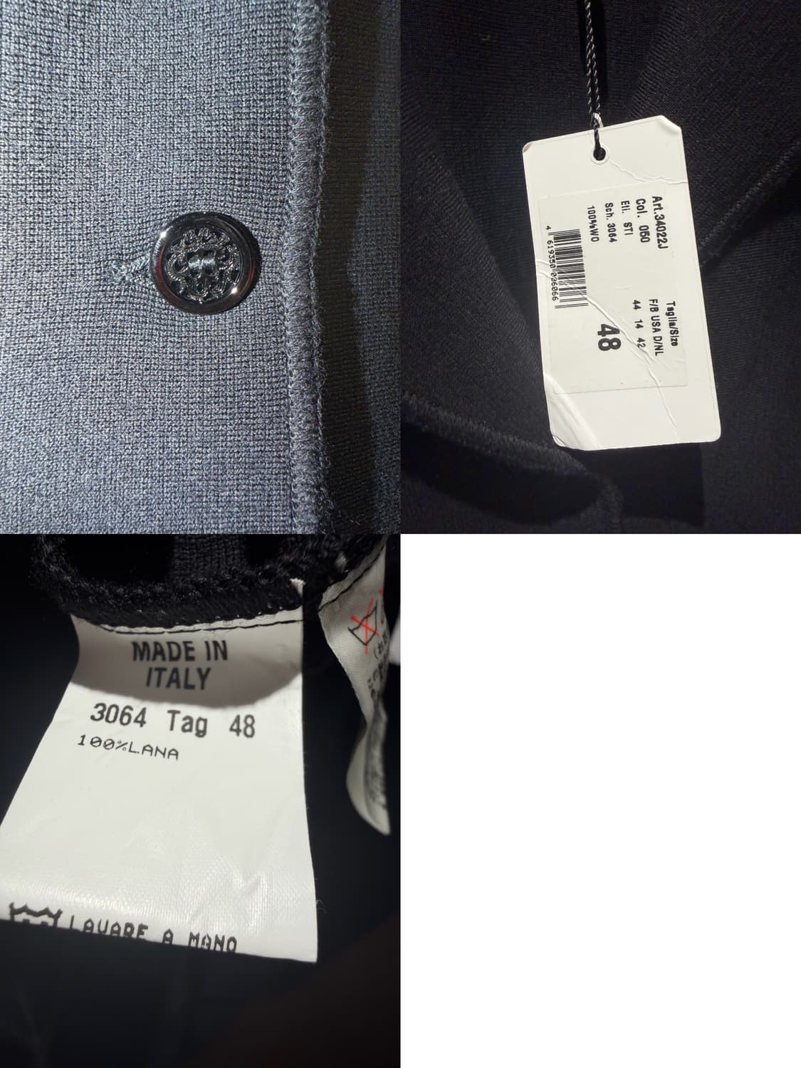 (새상품) STIZZOLI Wool 100% Knit Jacket 상품이미지9