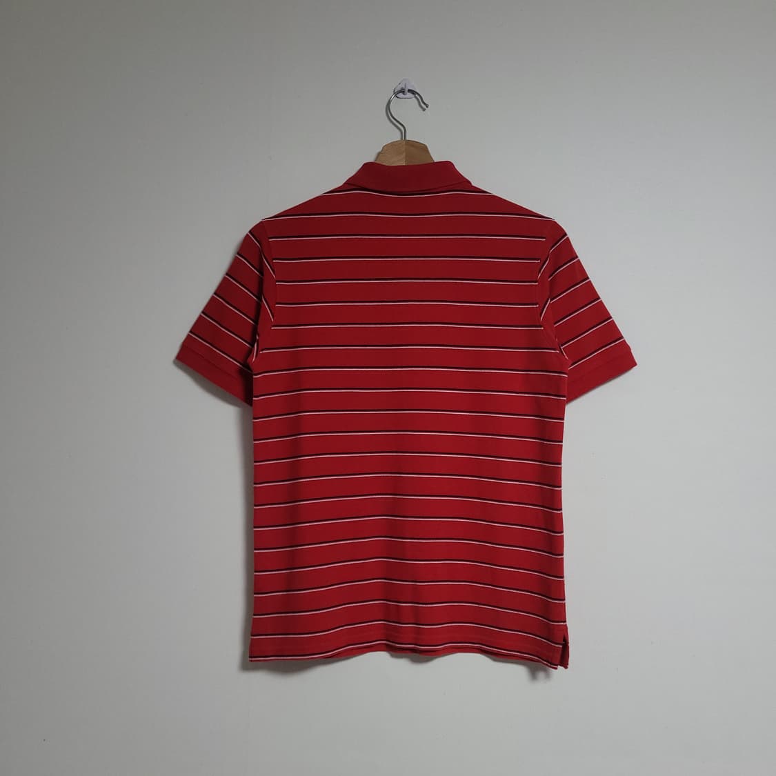 (XS) NIKE 나이키 레드 스트라이프 반팔 카라티 올드스쿨 2002 상품이미지4