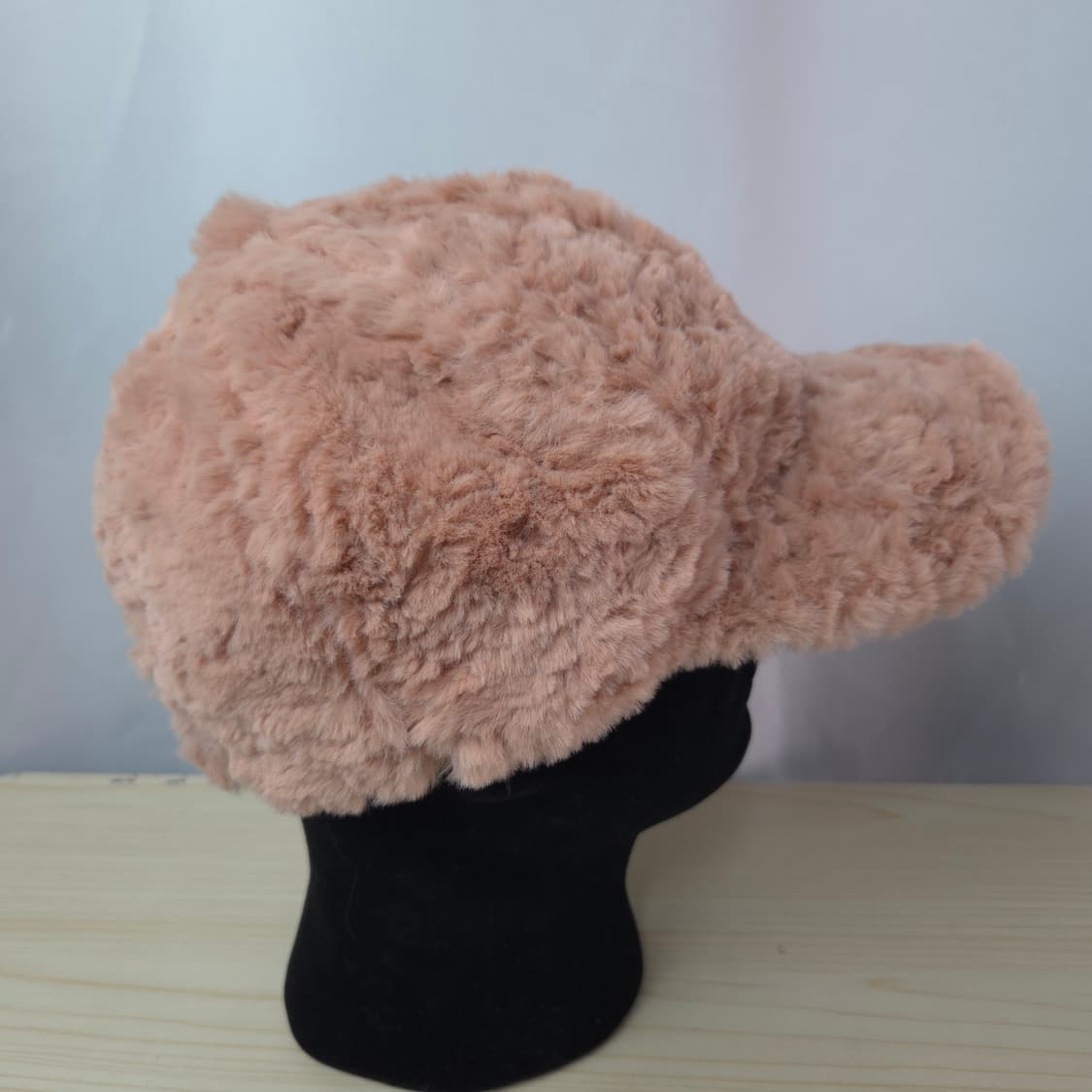 아미 핑크 퍼 볼캡 모자 상품이미지4