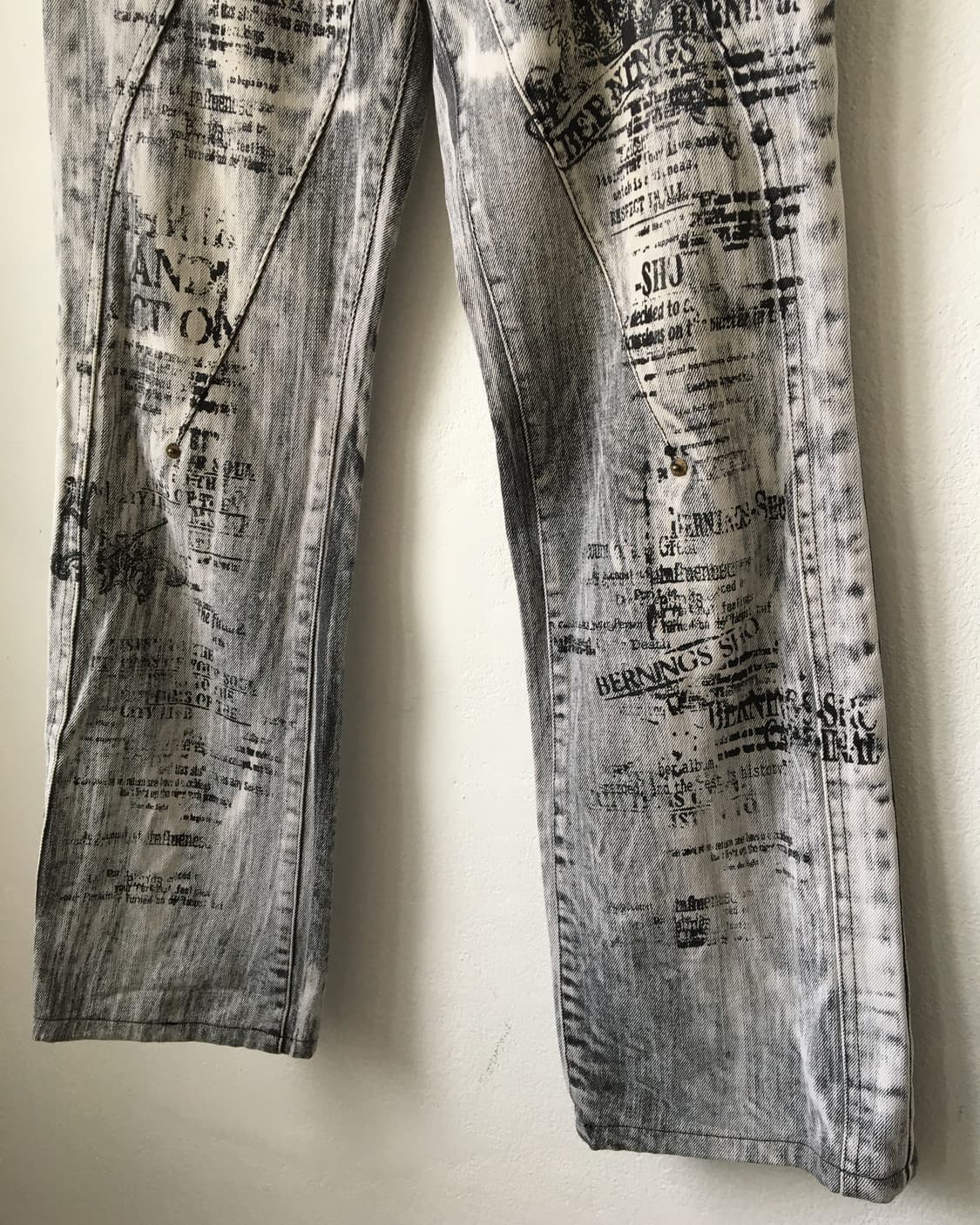 Lettering printing pants 상품이미지3